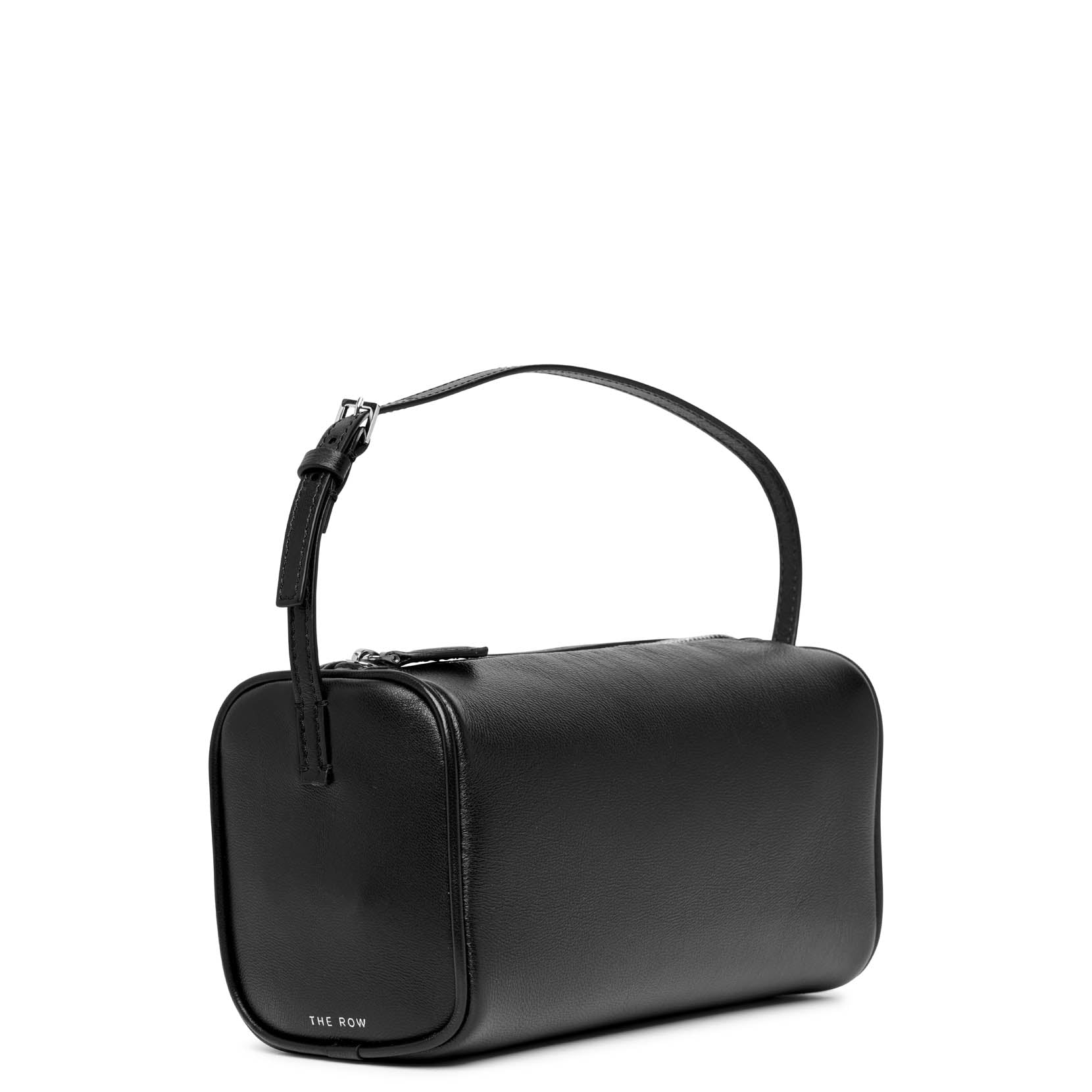 90s black leather bag