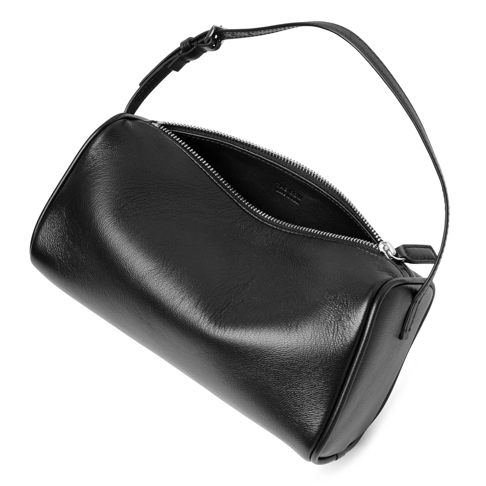 90s black leather bag