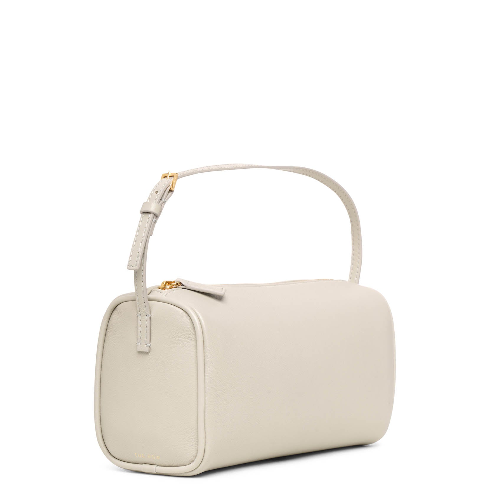 90s light grey leather bag
