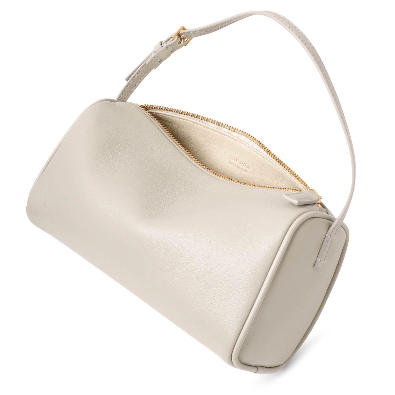 90s light grey leather bag