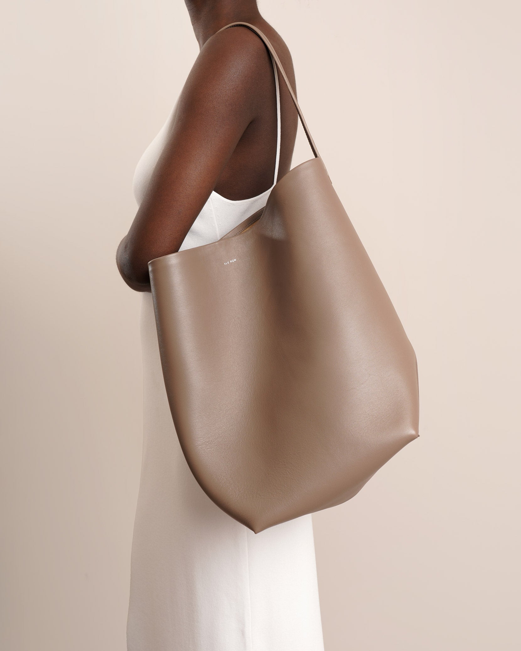 Large N/S Park french grey tote bag