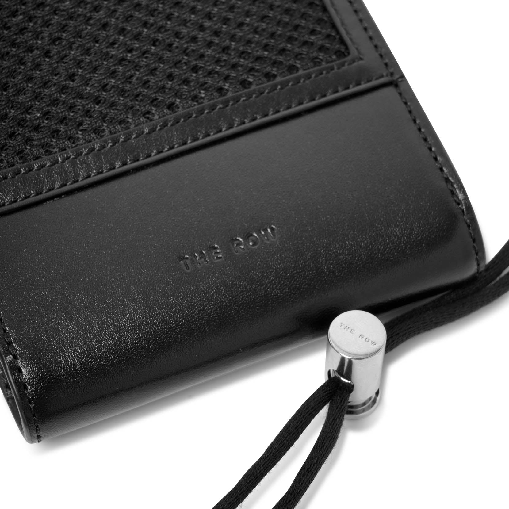 Vertical black phone case