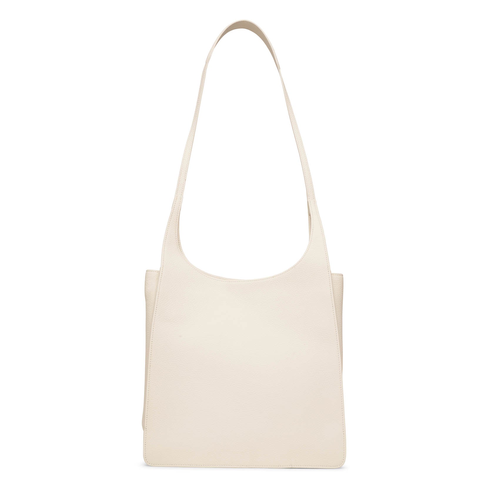 Jules ivory leather tote bag
