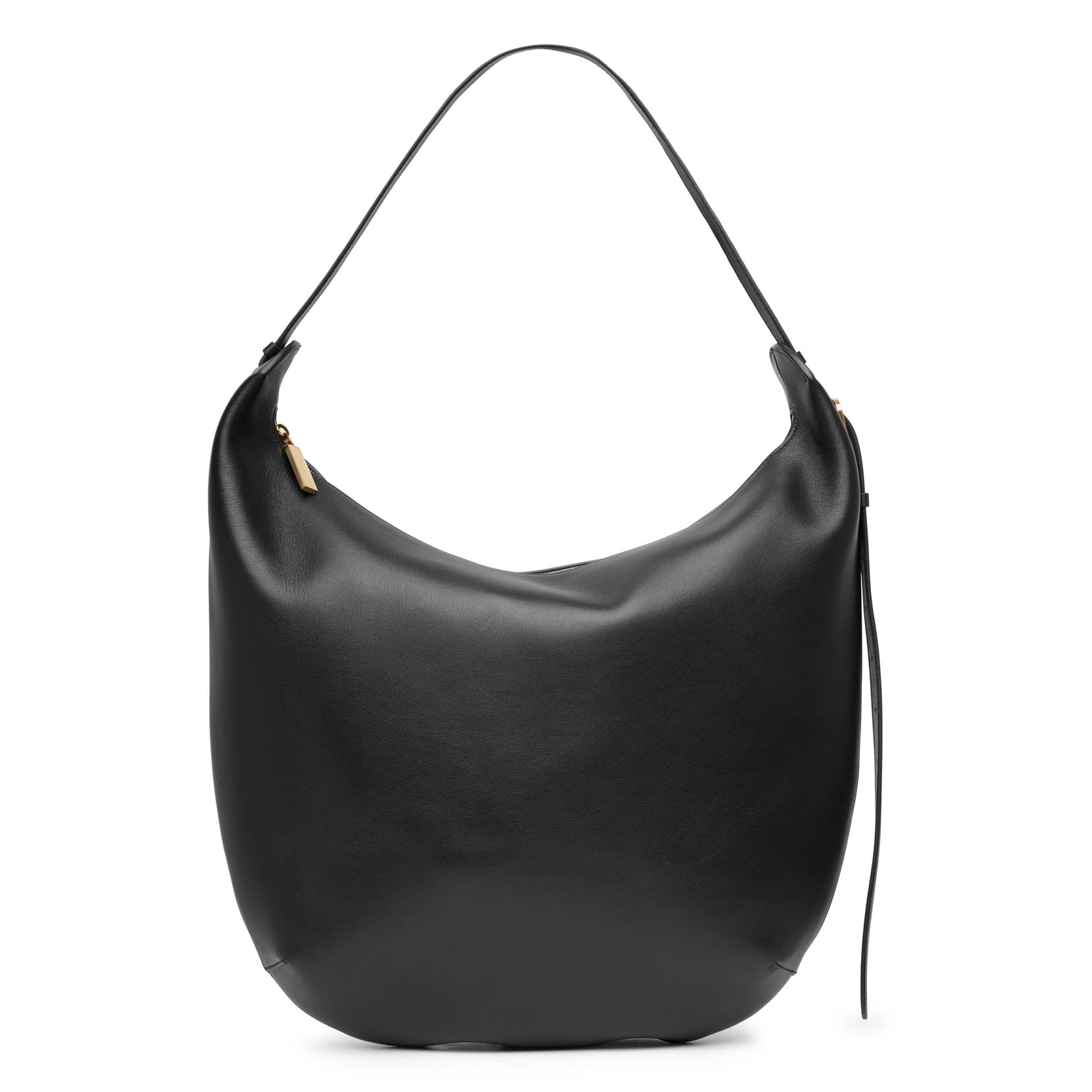 N/S Allie black leather bag