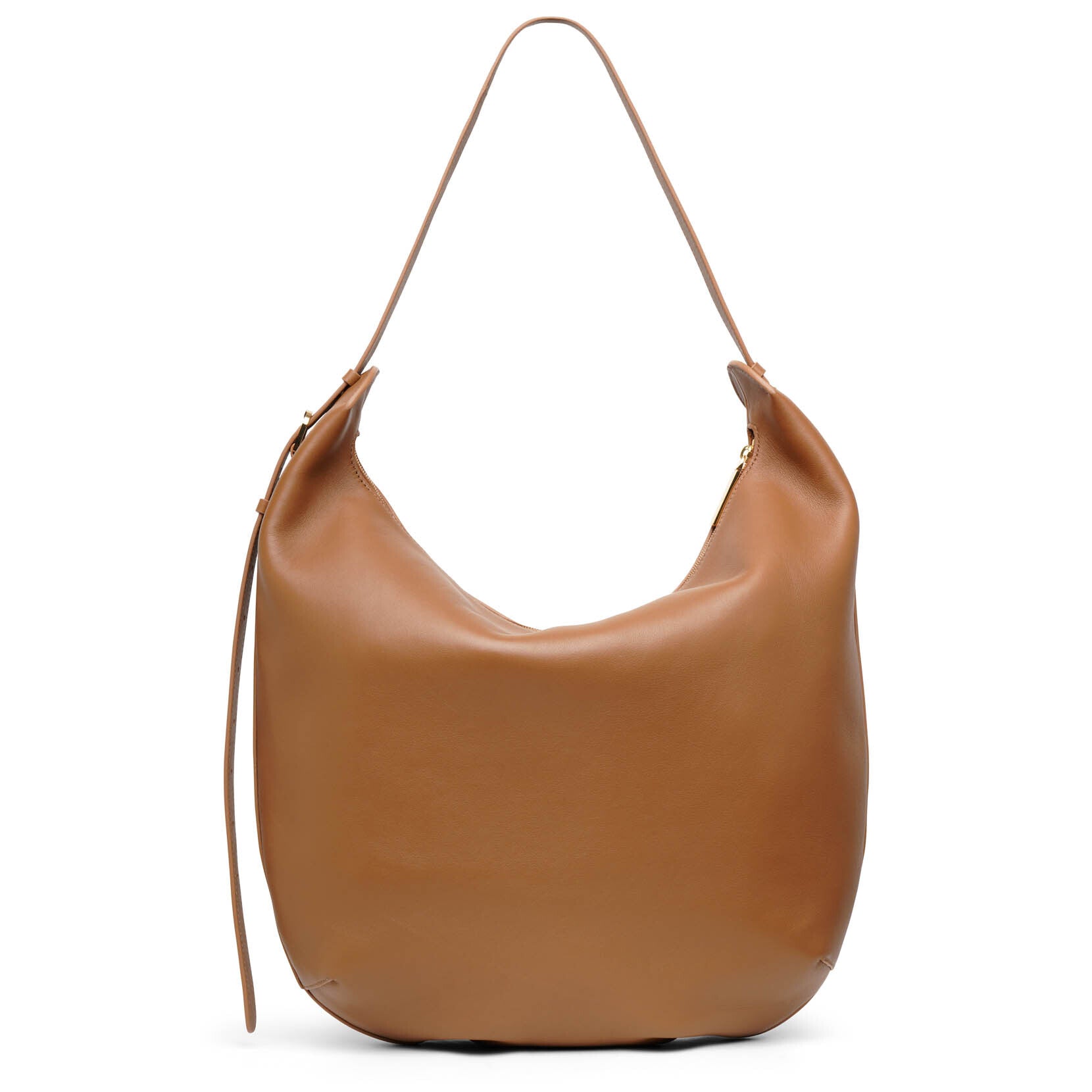 N/S Allie brown leather bag