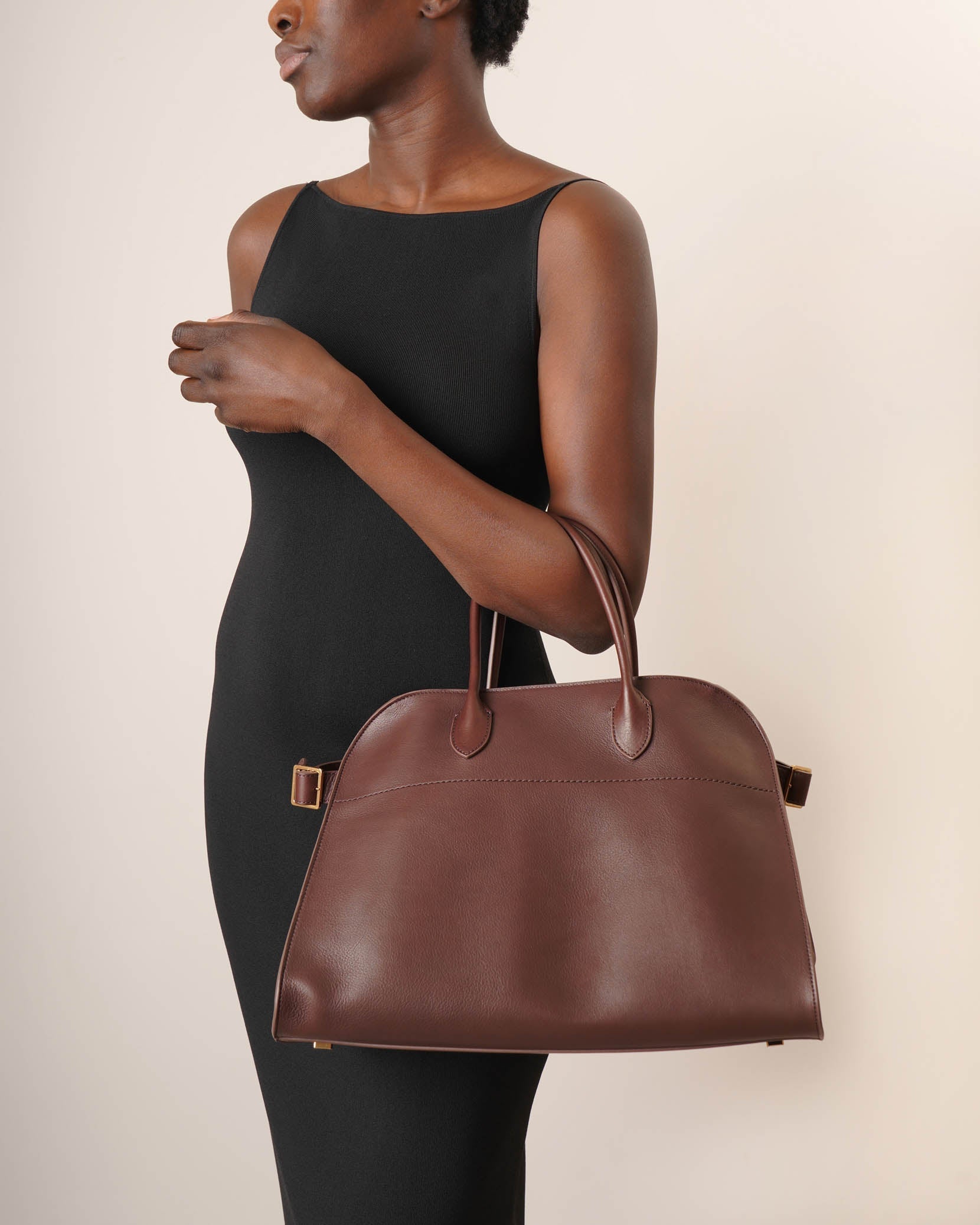Soft Margaux 15 burgundy saddle bag