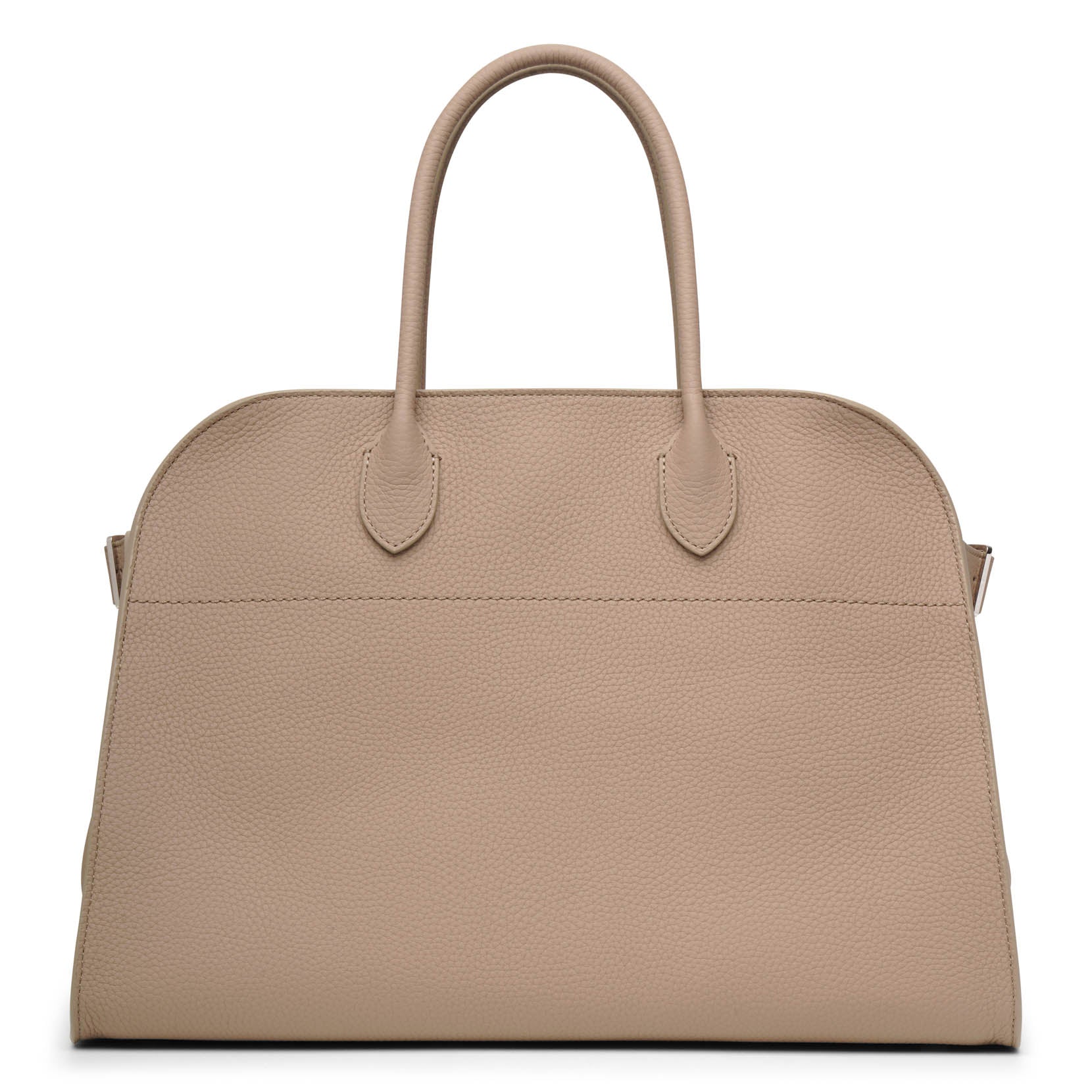 Soft Margaux 15 dark taupe grain leather bag