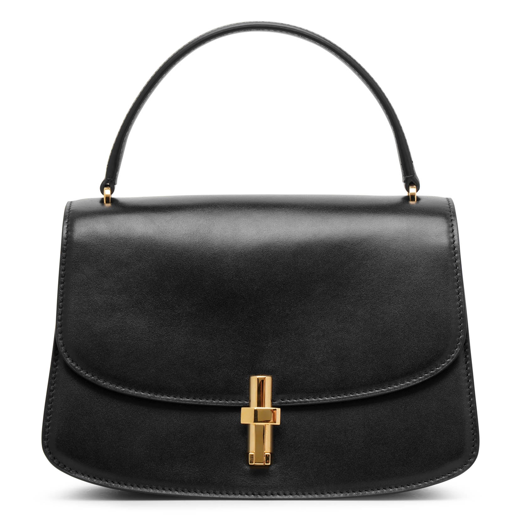 Sofia 8.75 black leather bag
