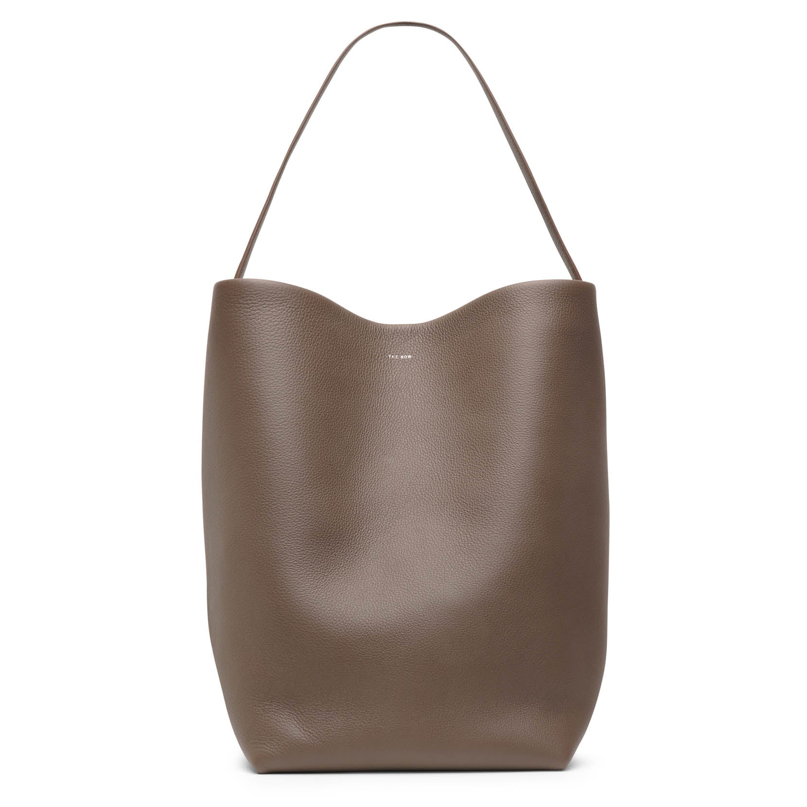 Large N/S park elephant leather tote bag