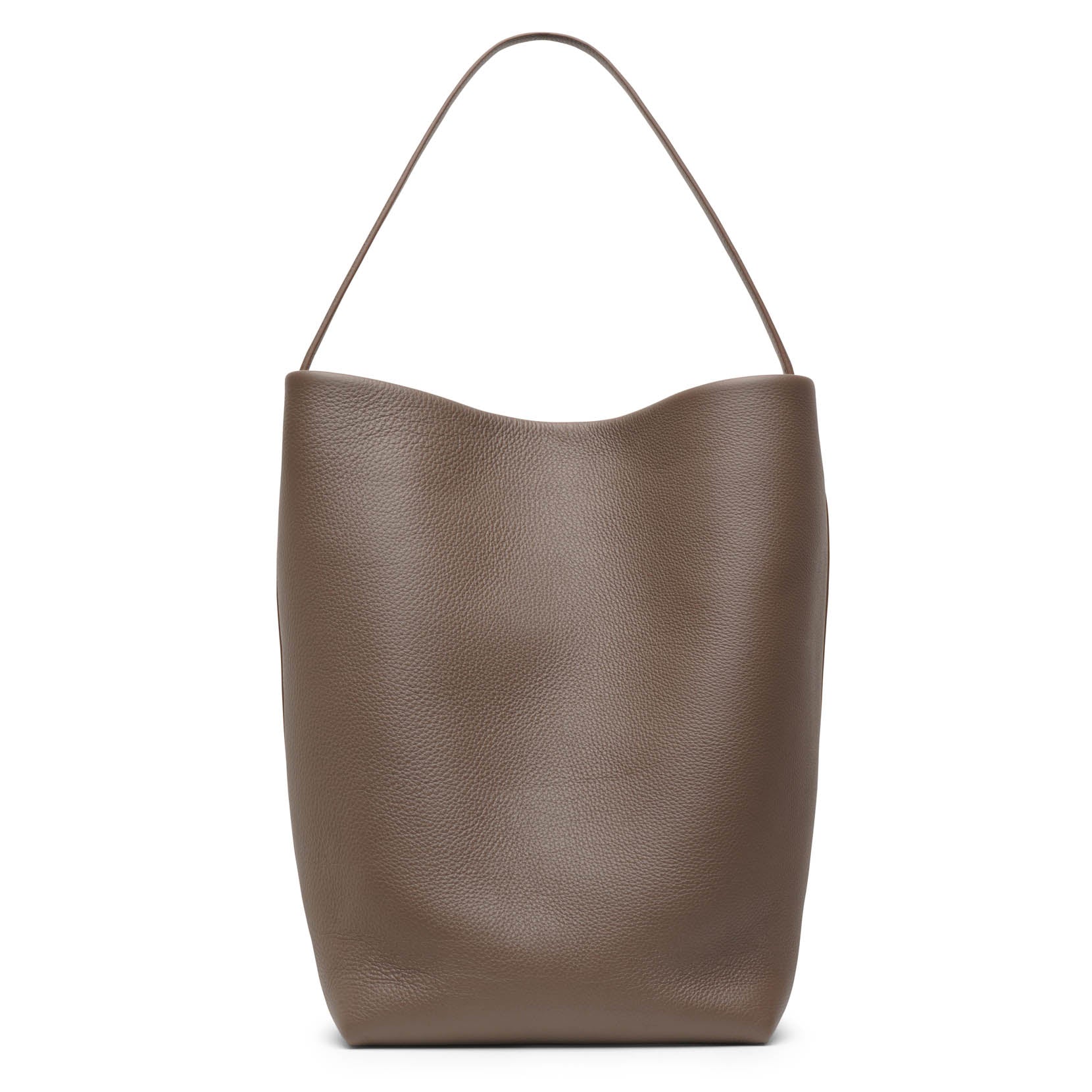Large N/S park elephant leather tote bag