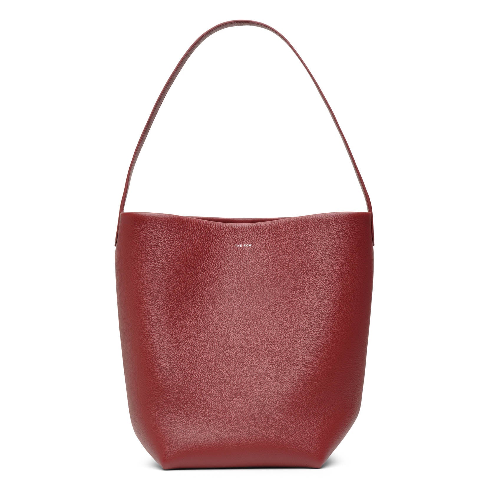 Medium N/S park terracotta leather tote bag