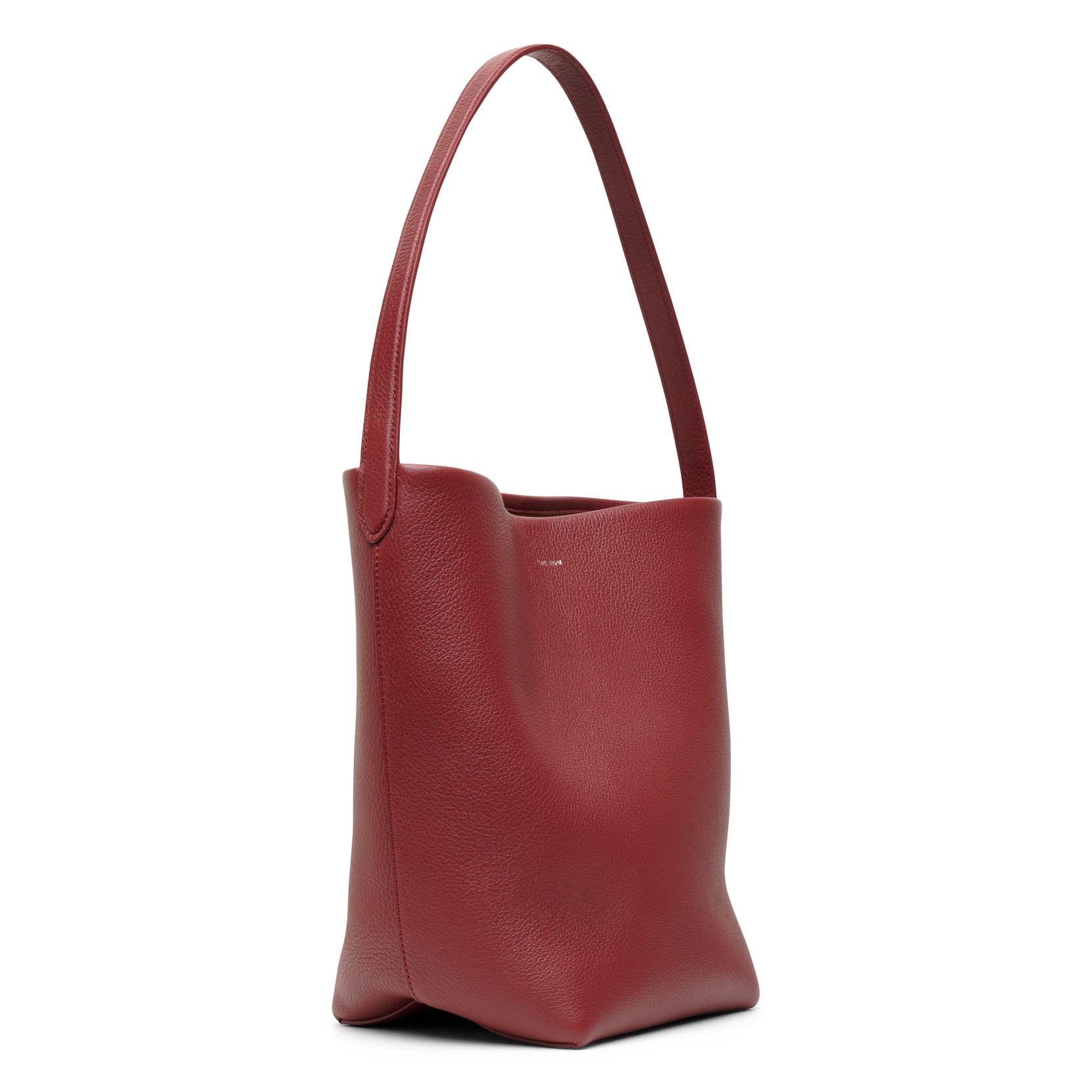 Medium N/S park terracotta leather tote bag
