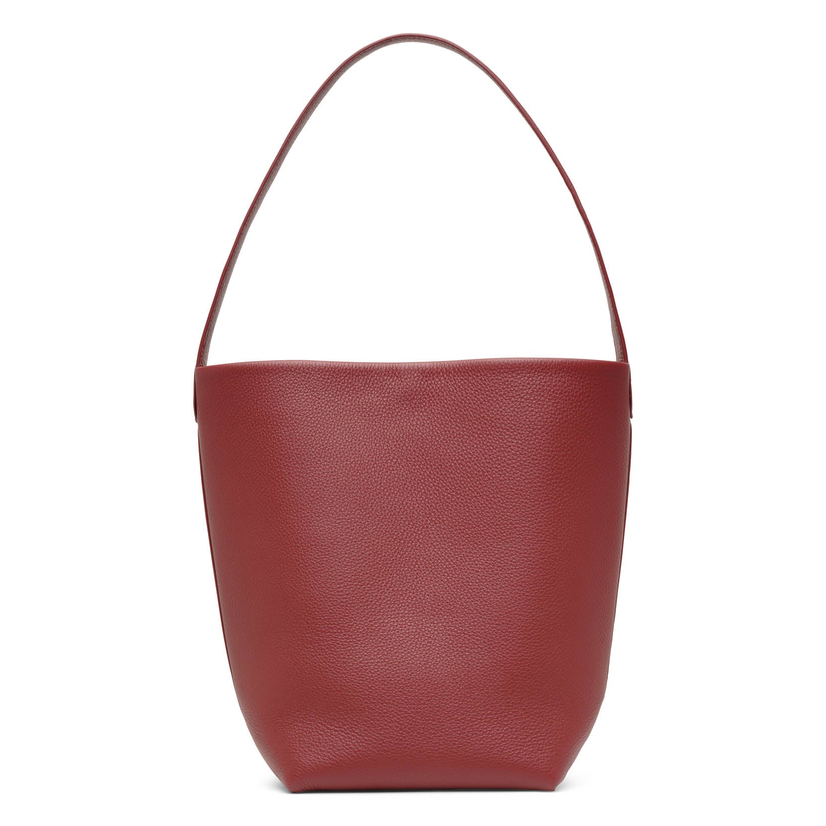 Medium N/S park terracotta leather tote bag
