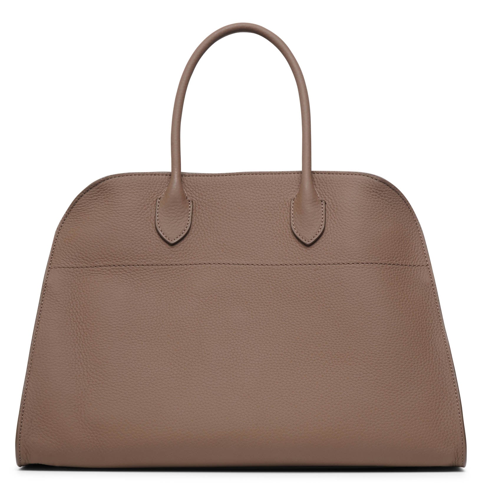 Soft Margaux 15 taupe matte grain bag