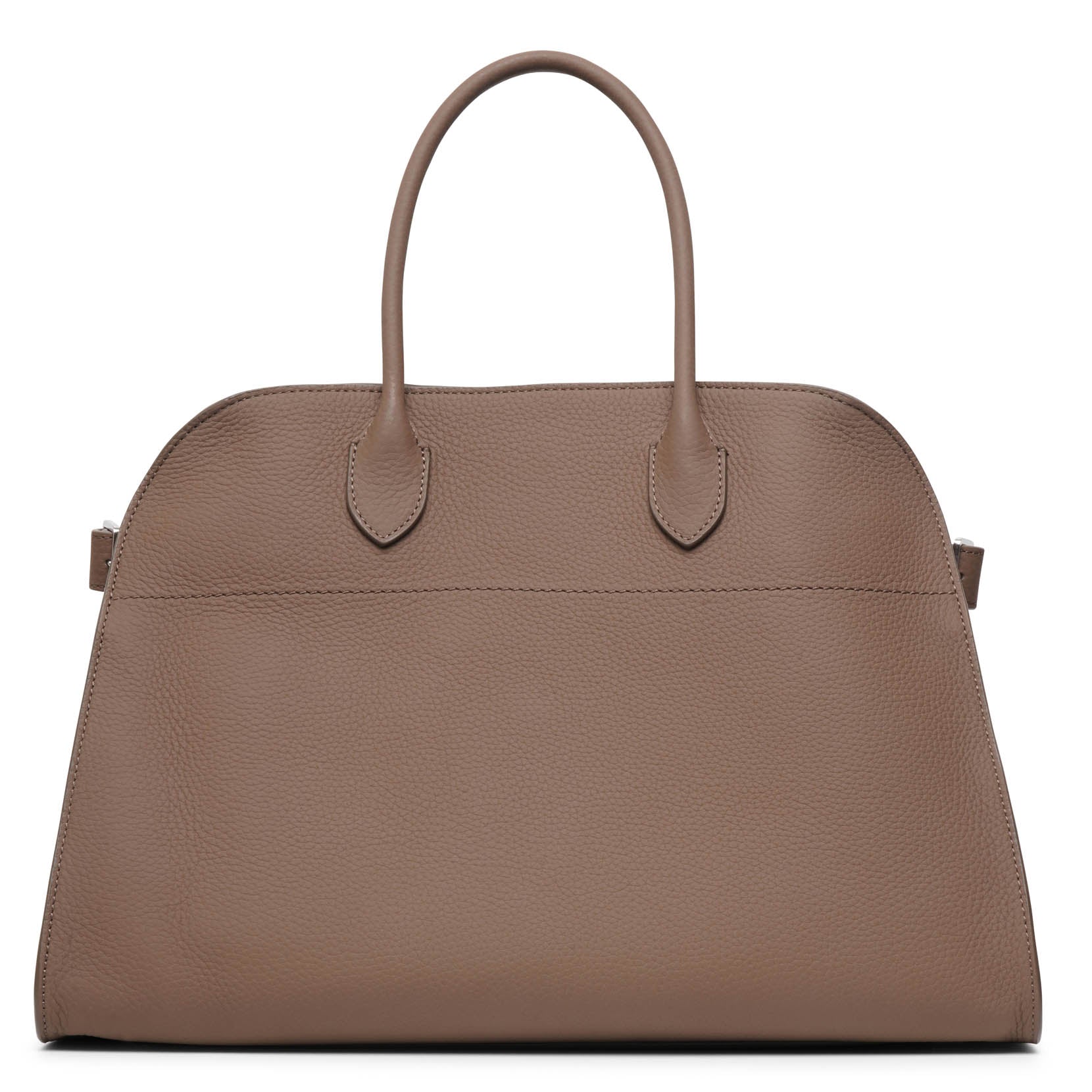 Soft Margaux 15 taupe matte grain bag