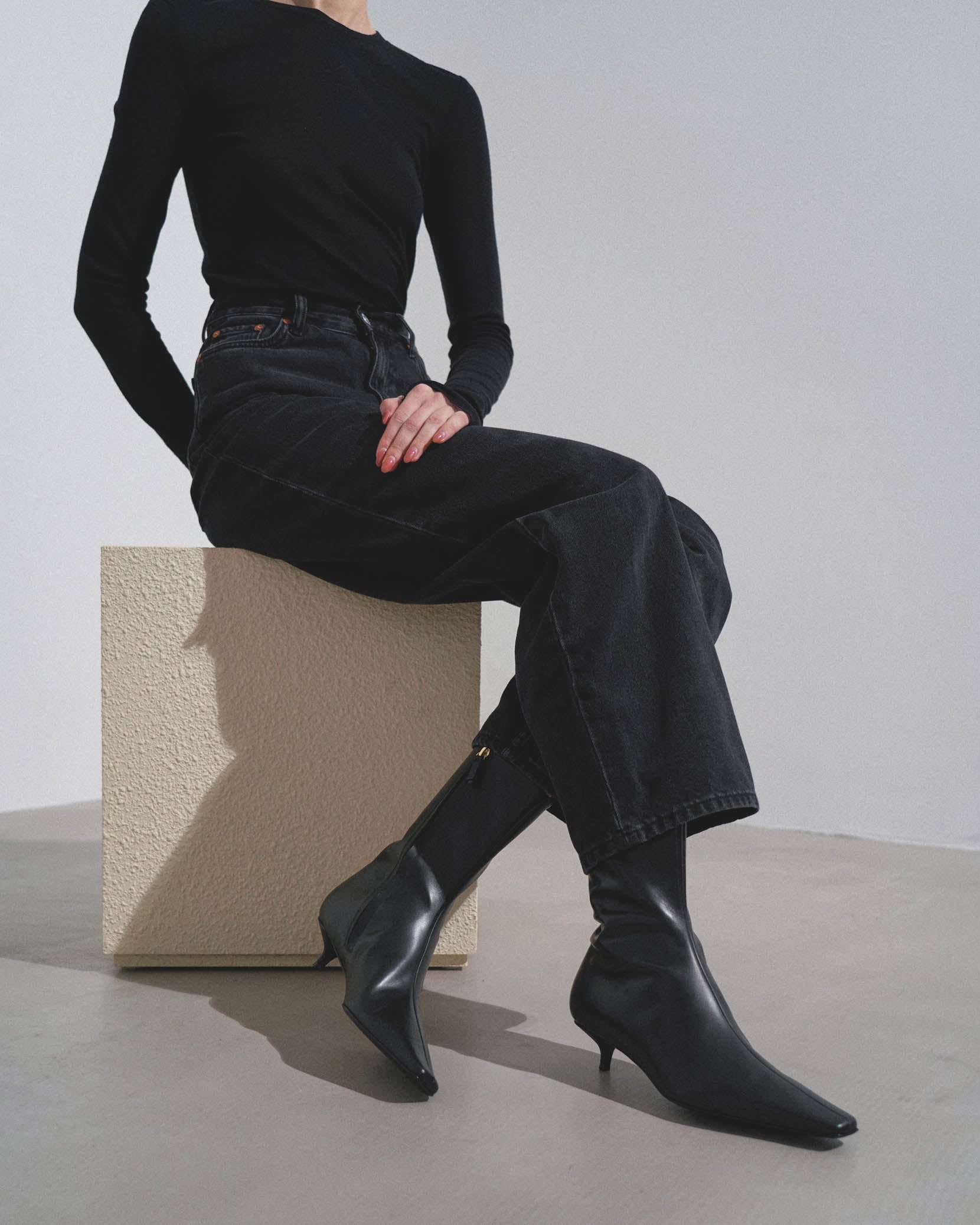 Shrimpton black ankle boots