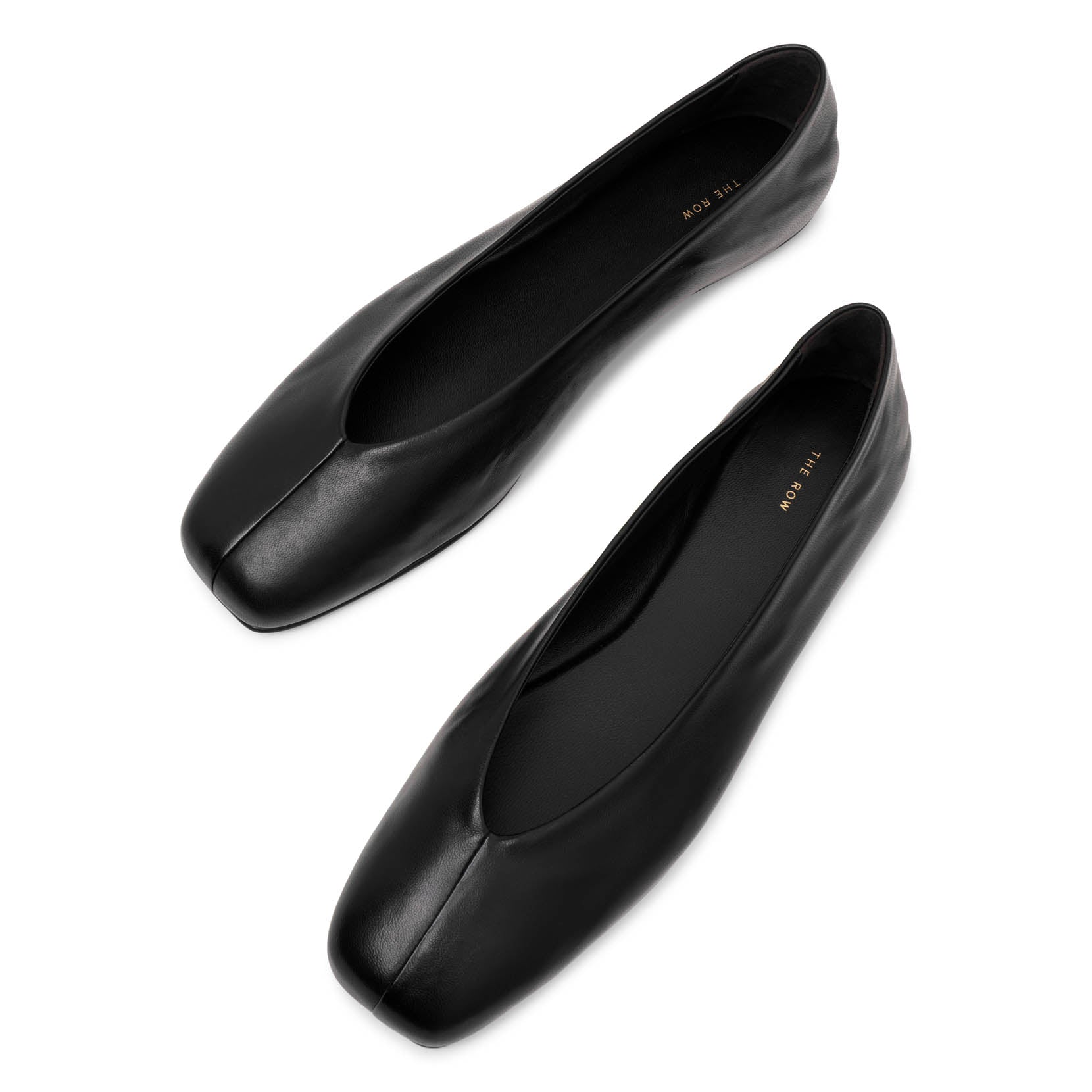 Eva Two black ballerinas
