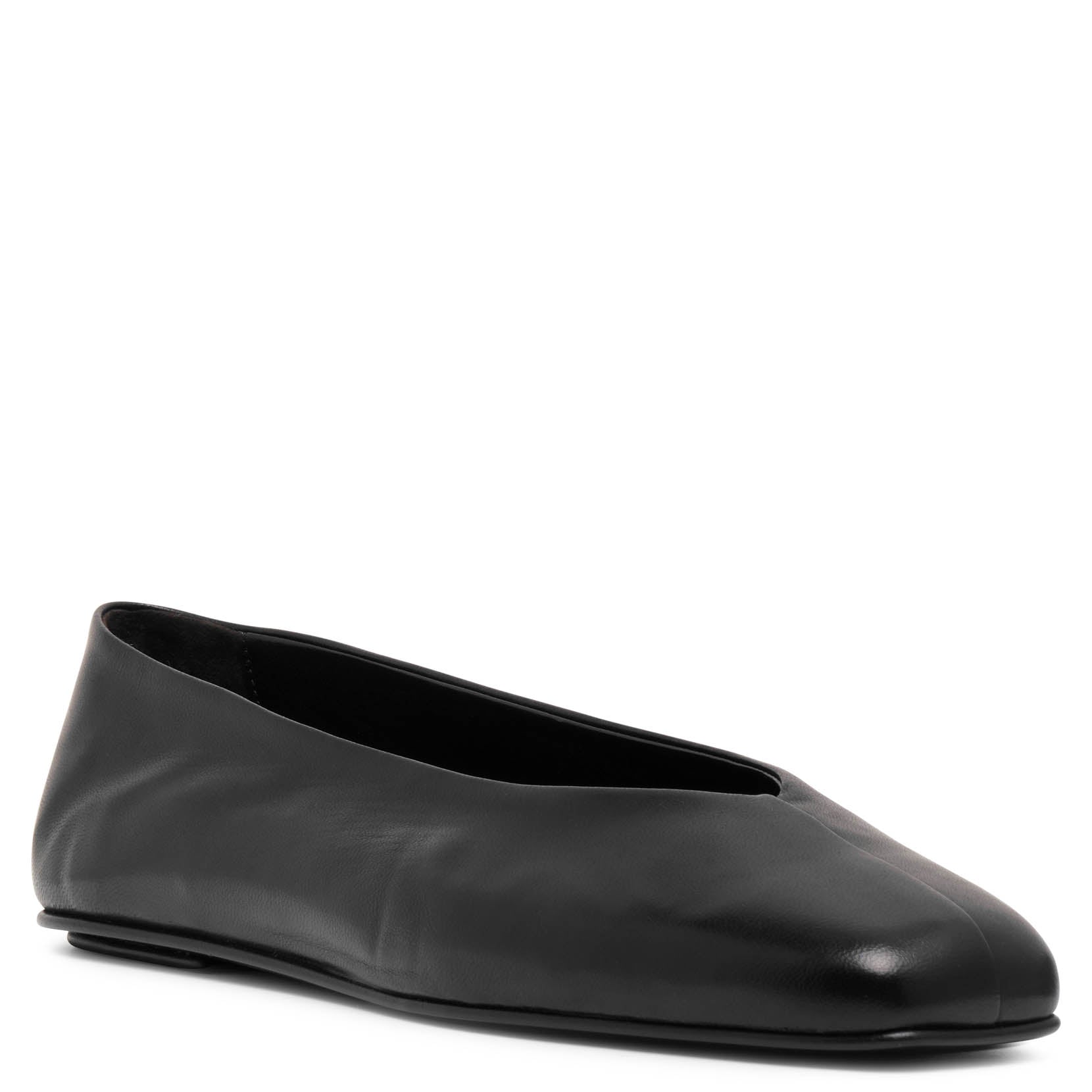 Eva Two black ballerinas