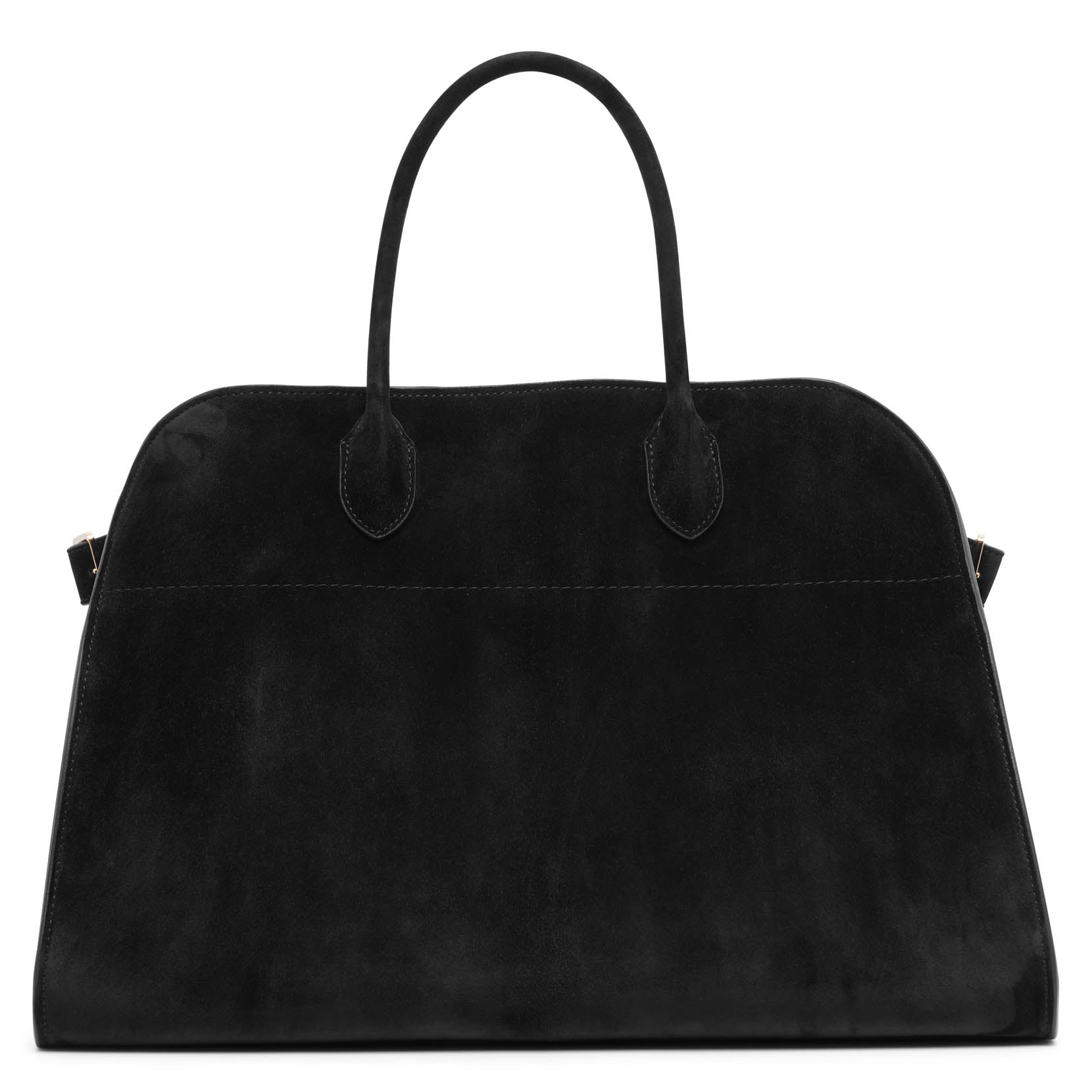 Soft Margaux 15 black suede bag