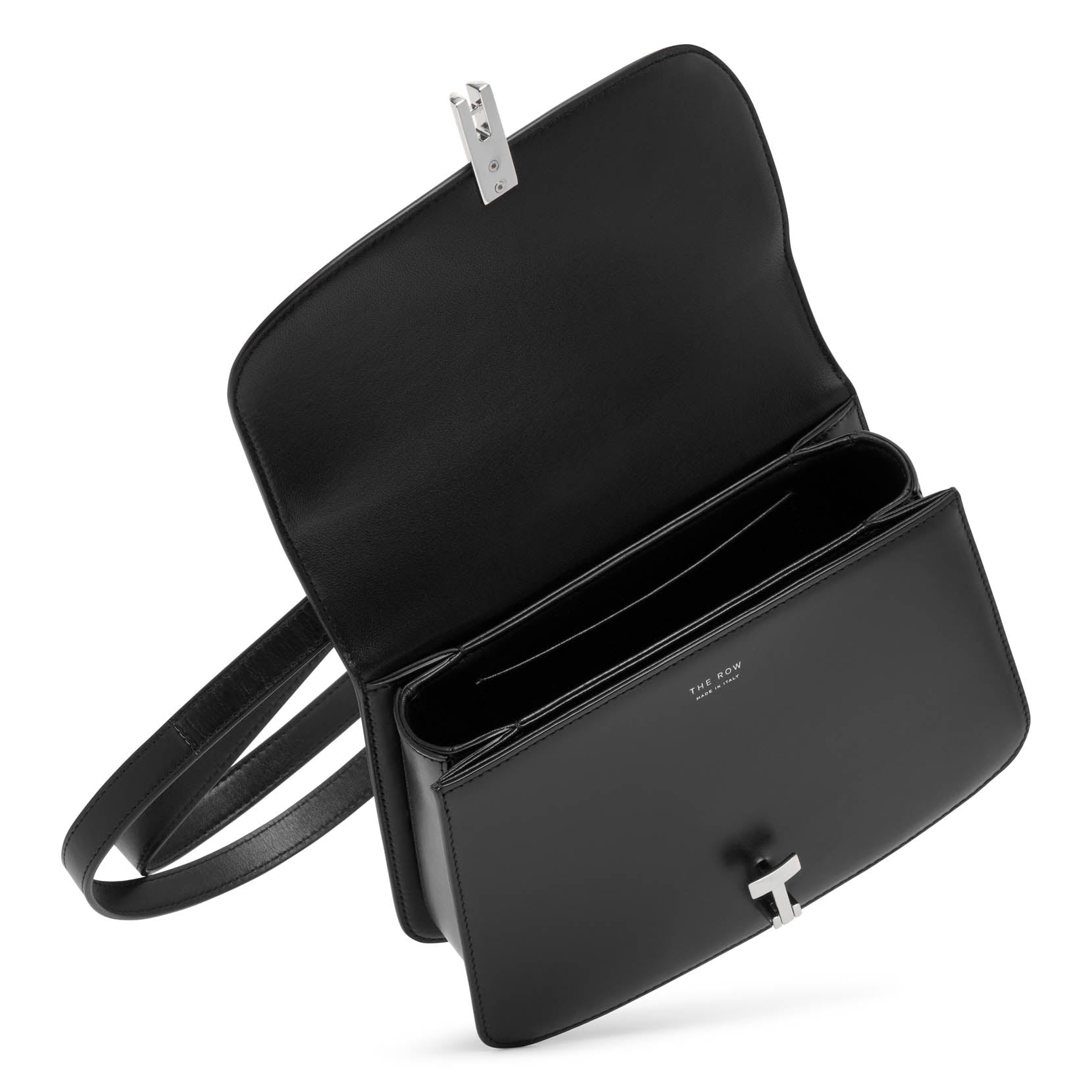 Sofia 8.75 black leather shoulder bag