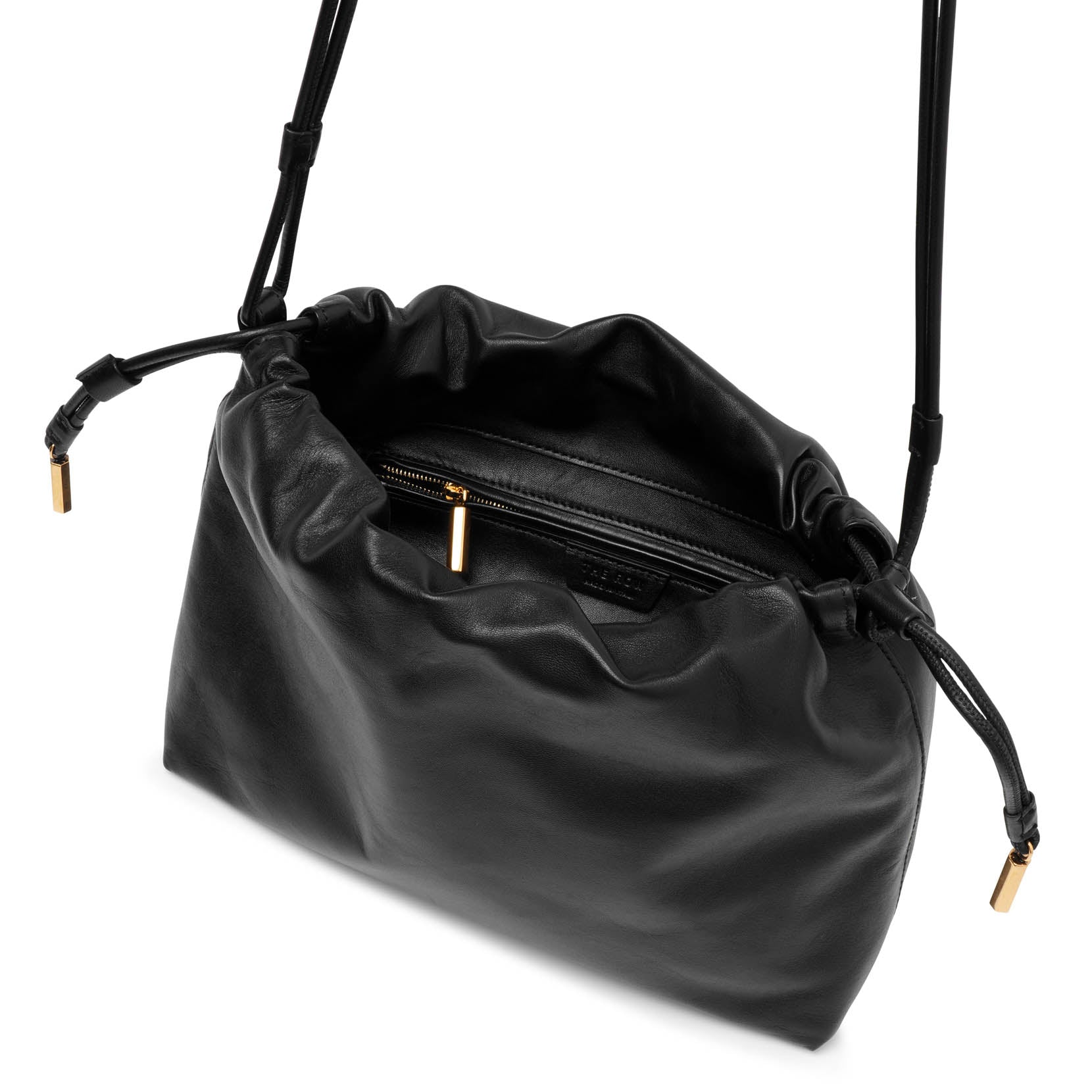 Angy black leather bag