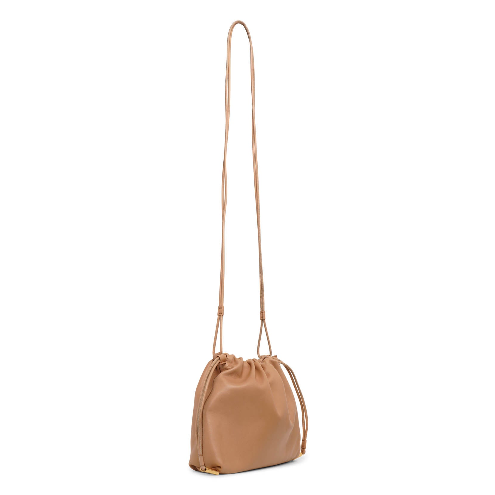 Angy cream leather bag
