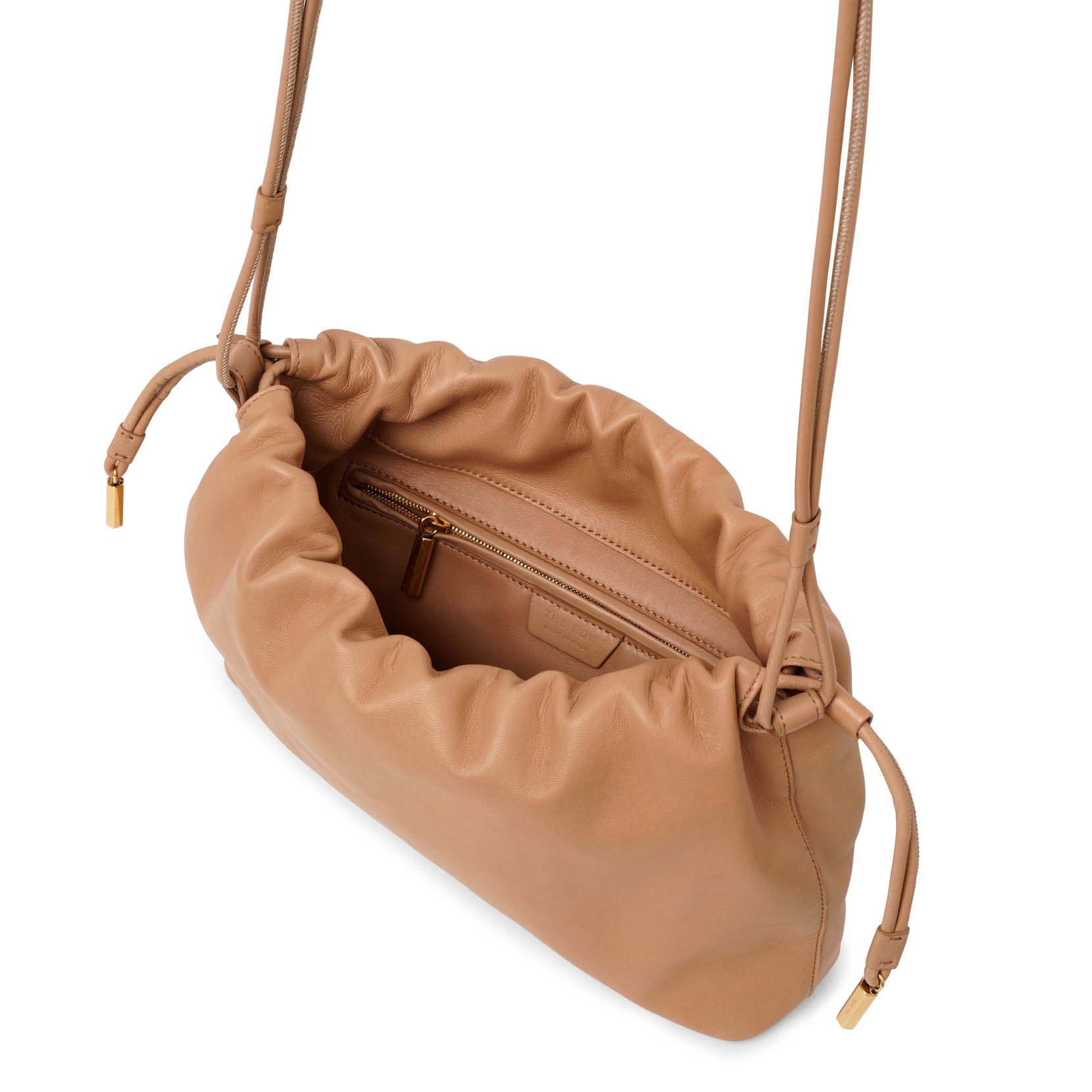 Angy cream leather bag