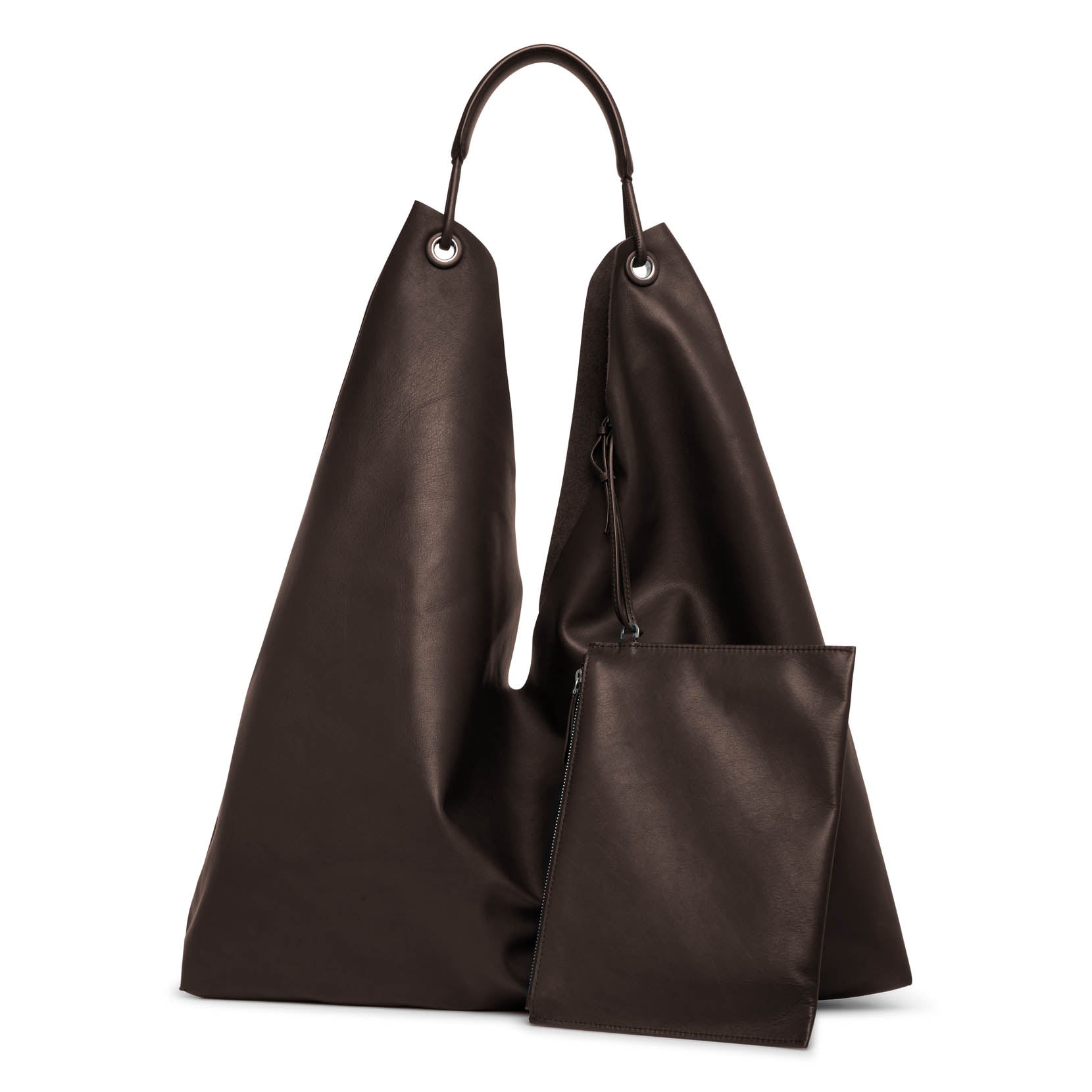 Bindle 3 dark brown shoulder bag