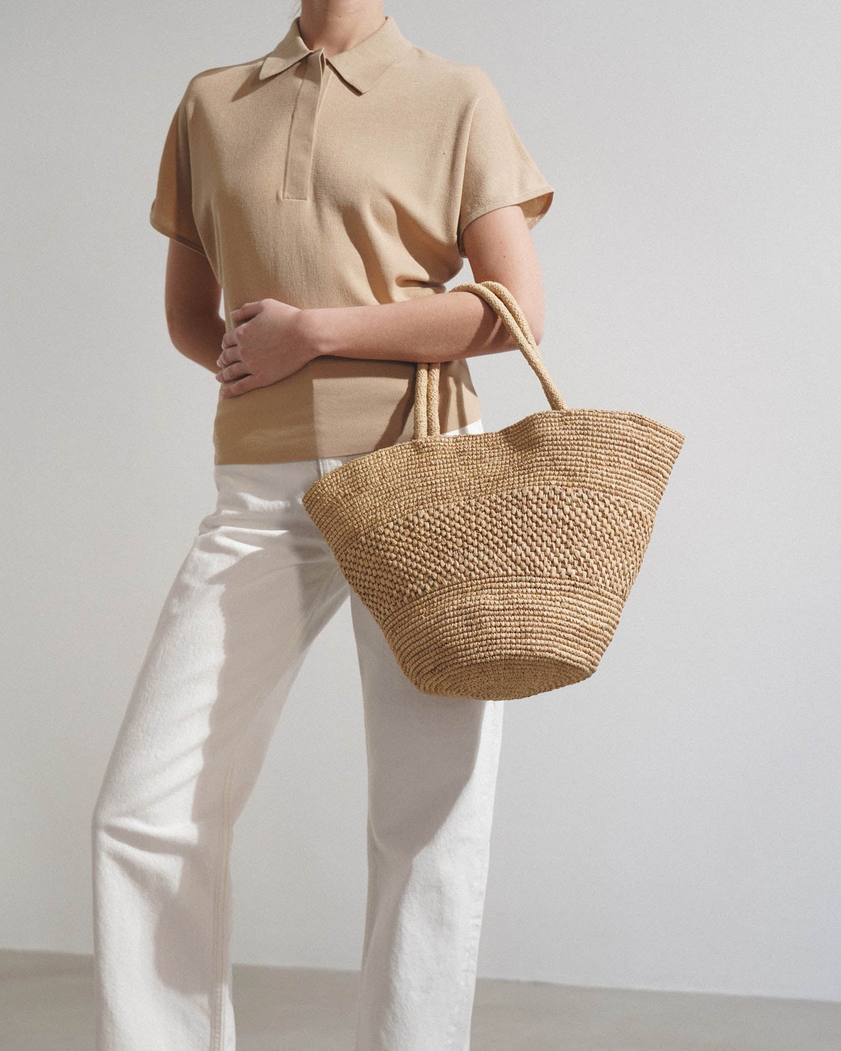 Emilie raffia bag