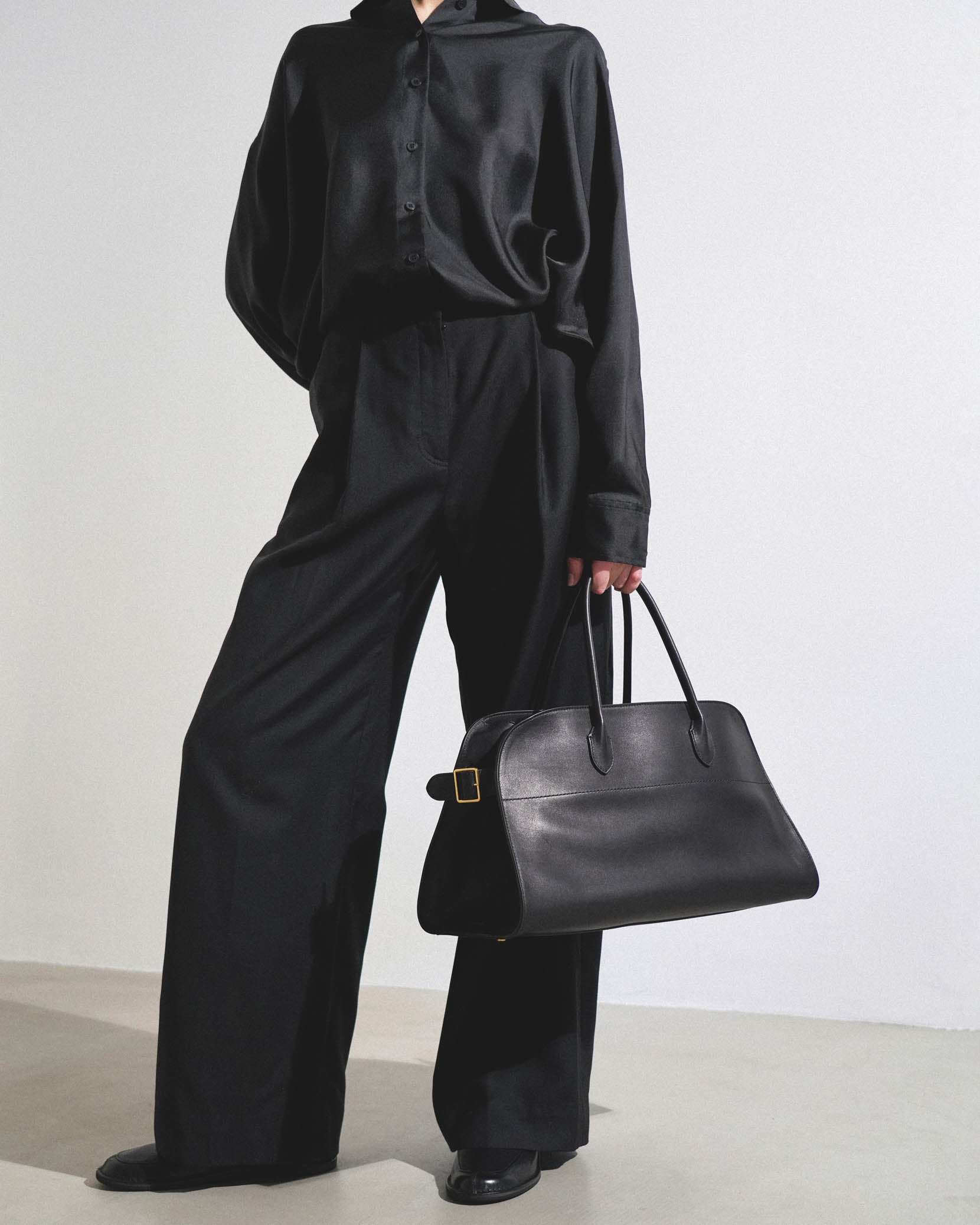 EW Margaux black leather bag
