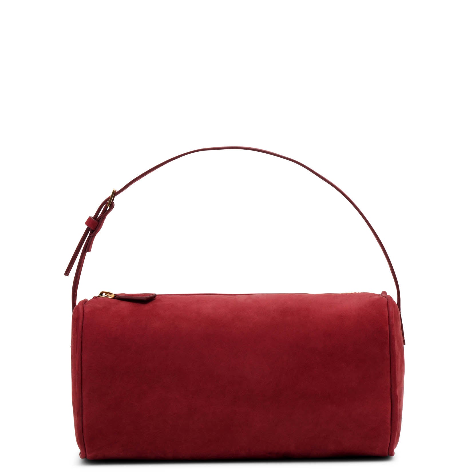90S burgundy nubuck bag