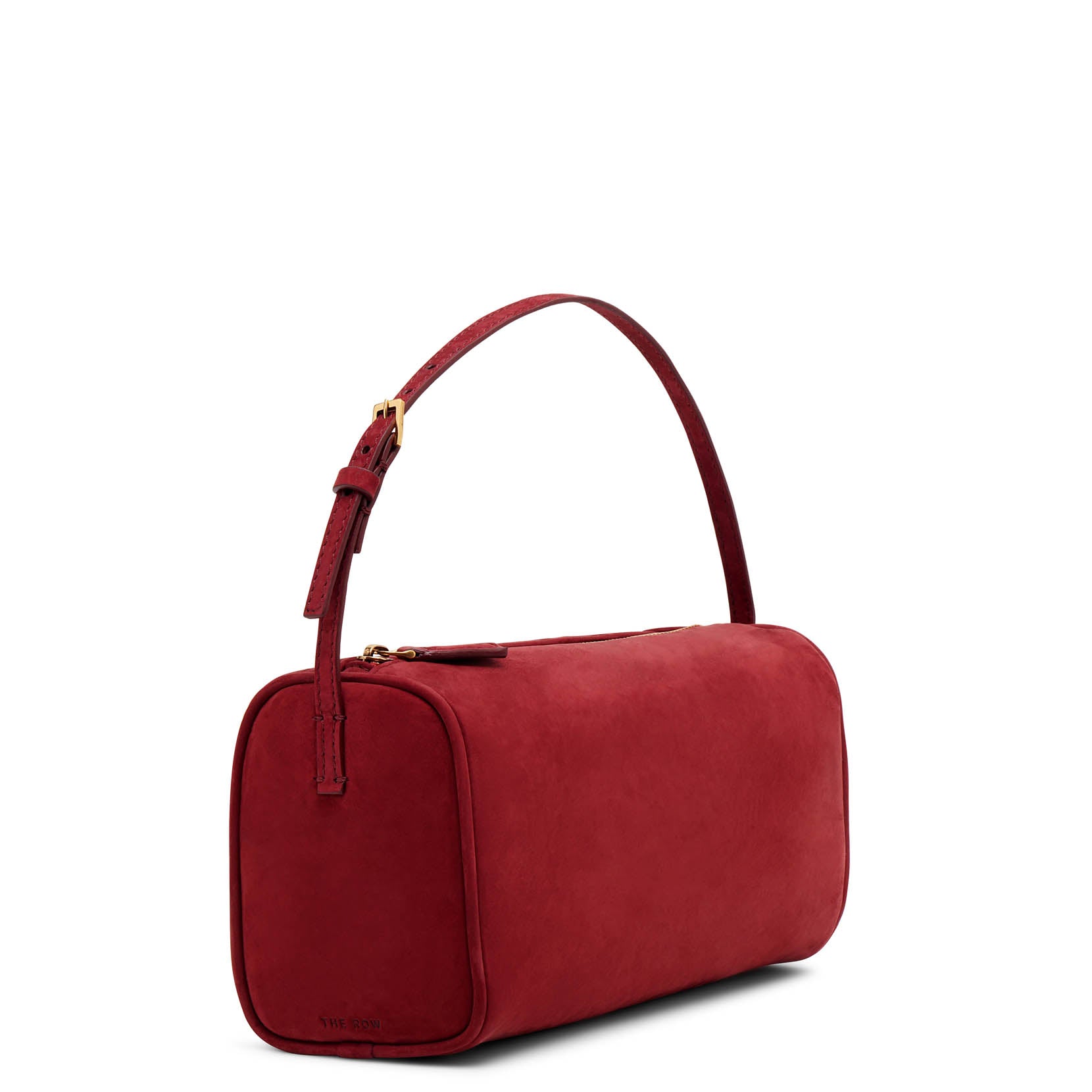 90S burgundy nubuck bag