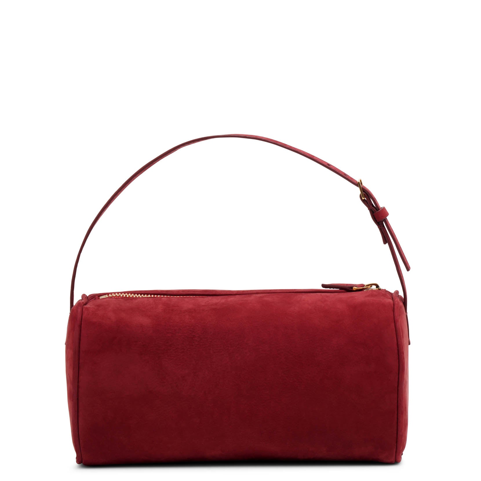 90S burgundy nubuck bag