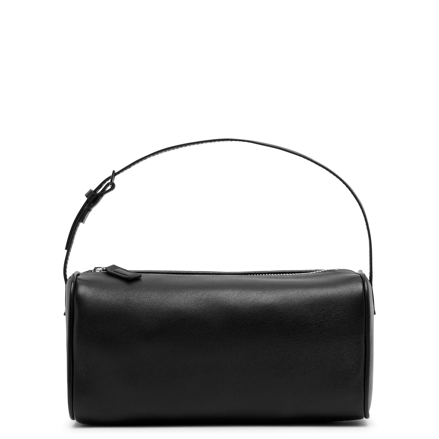 90S black leather bag