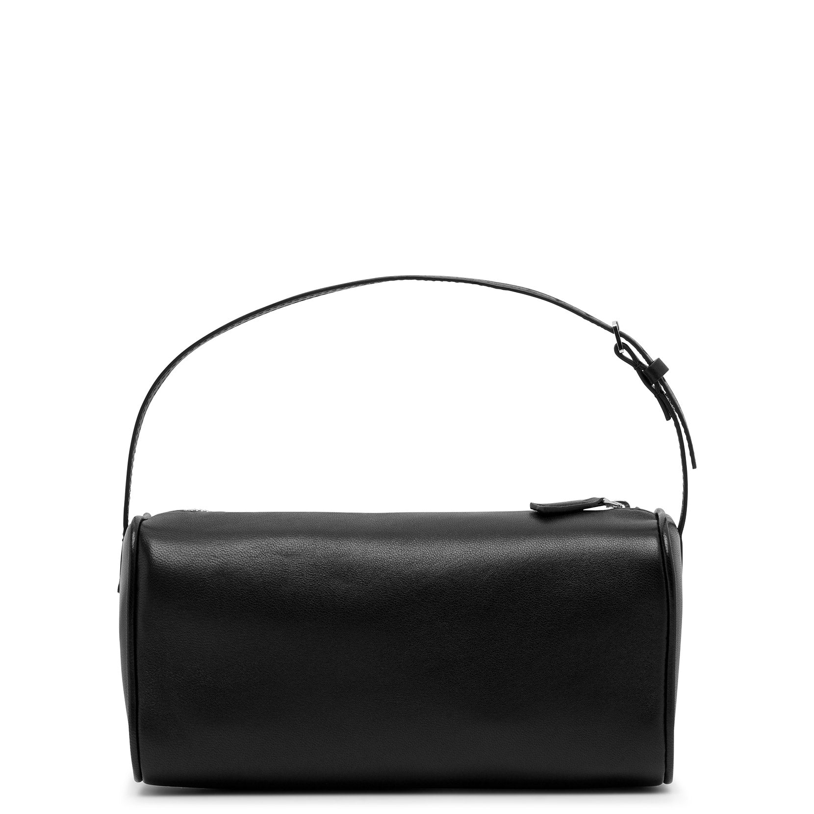 90S black leather bag