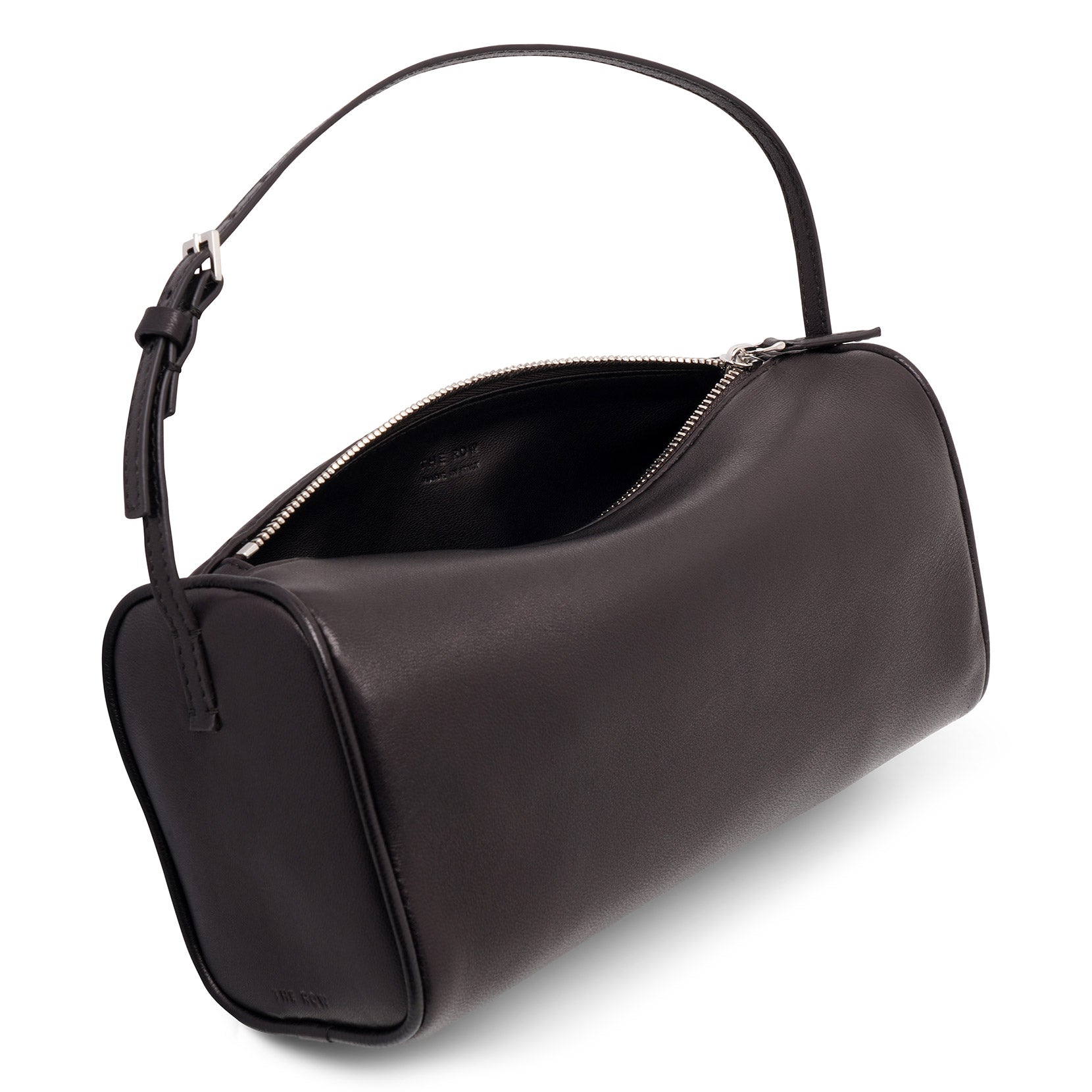 90S dark brown leather bag