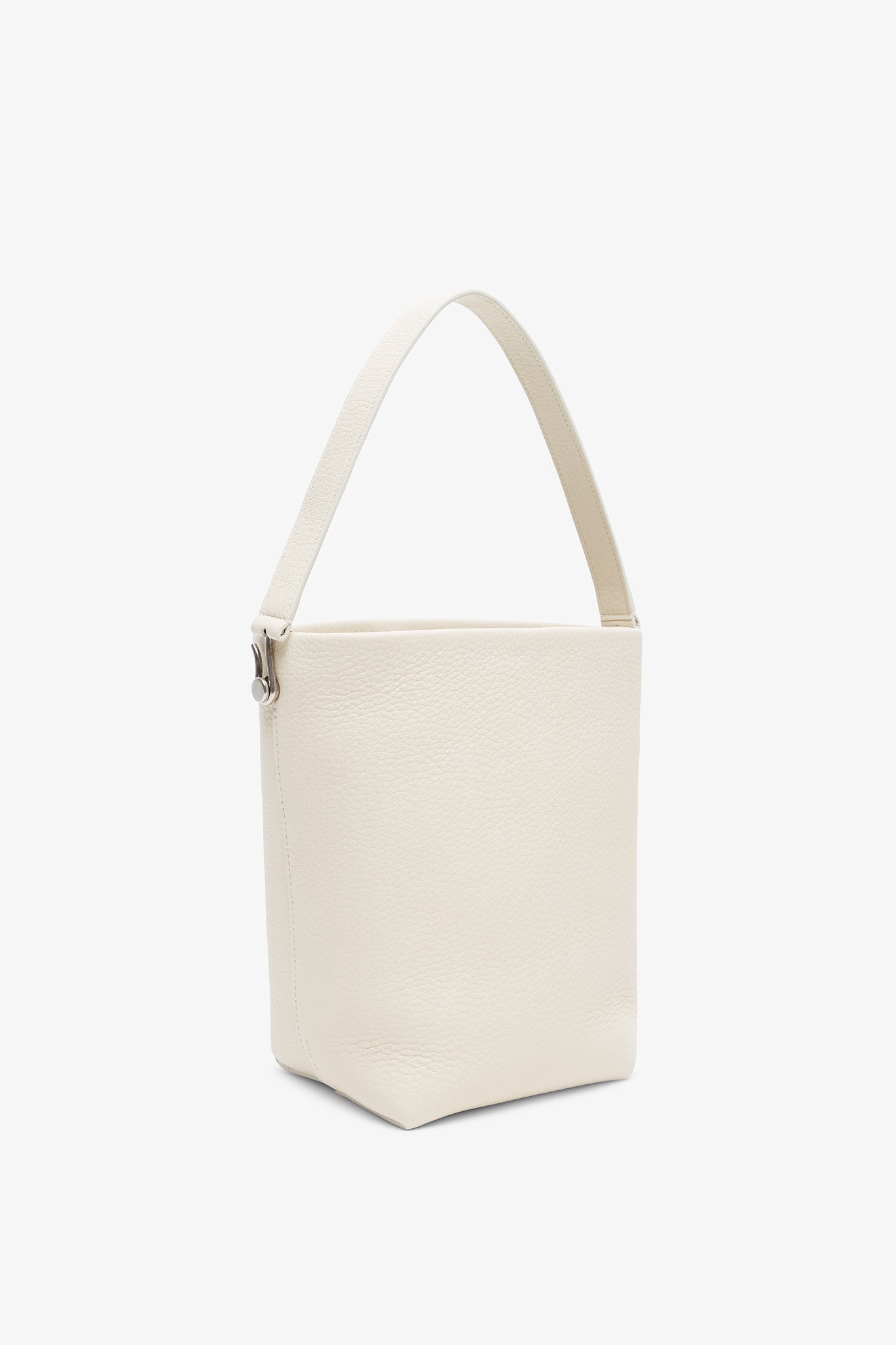 Small NS hook ivory tote bag