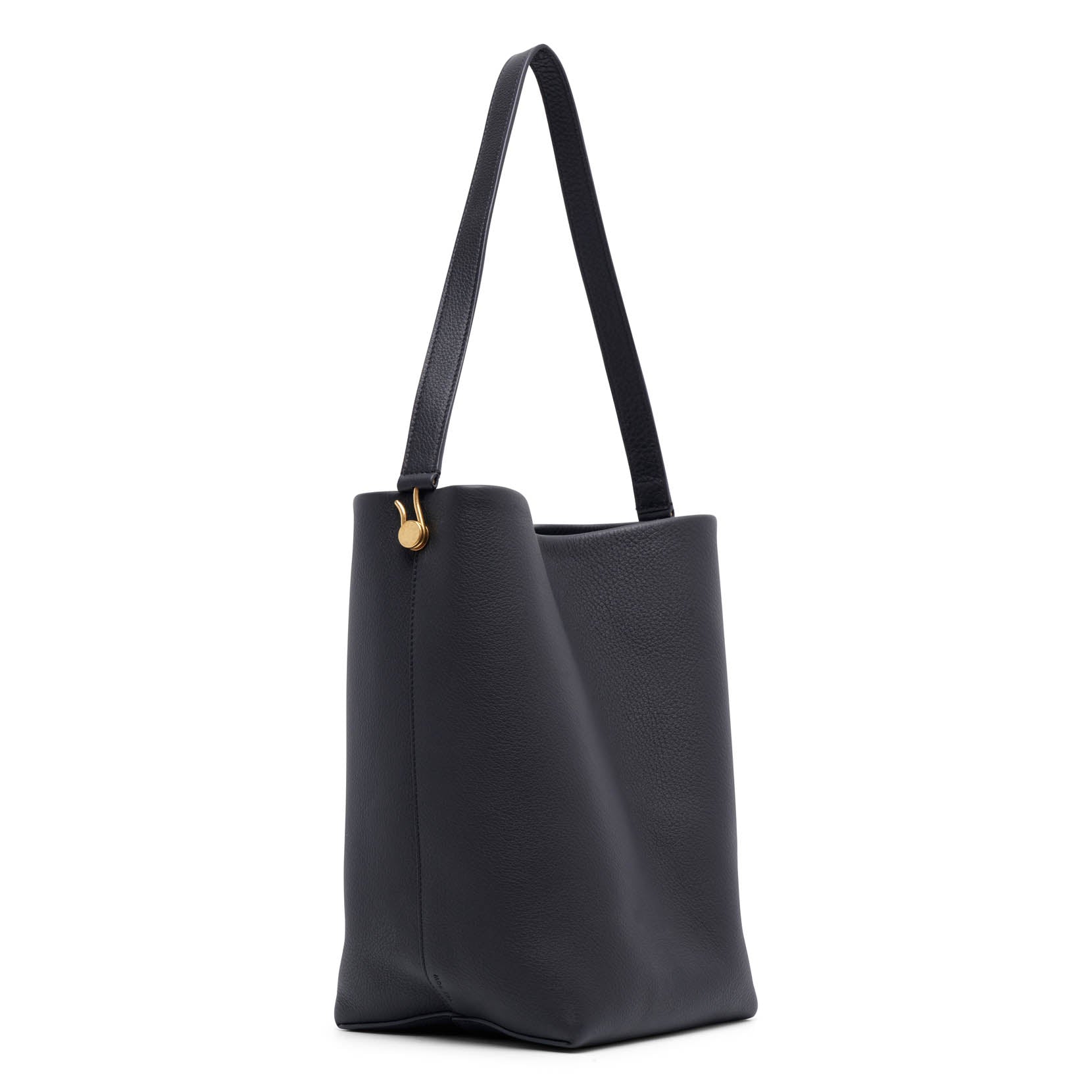 Medium NS hook black tote bag
