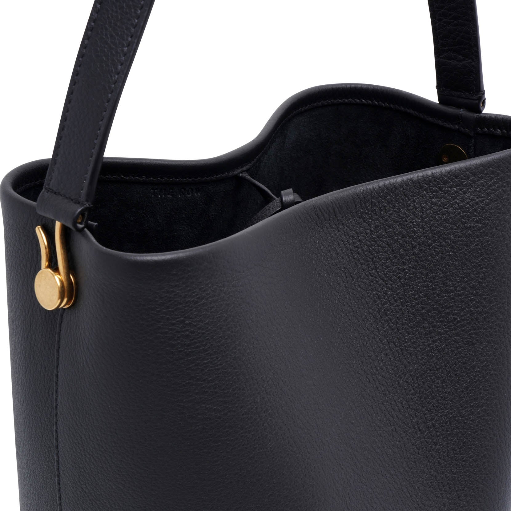 Medium NS hook black tote bag