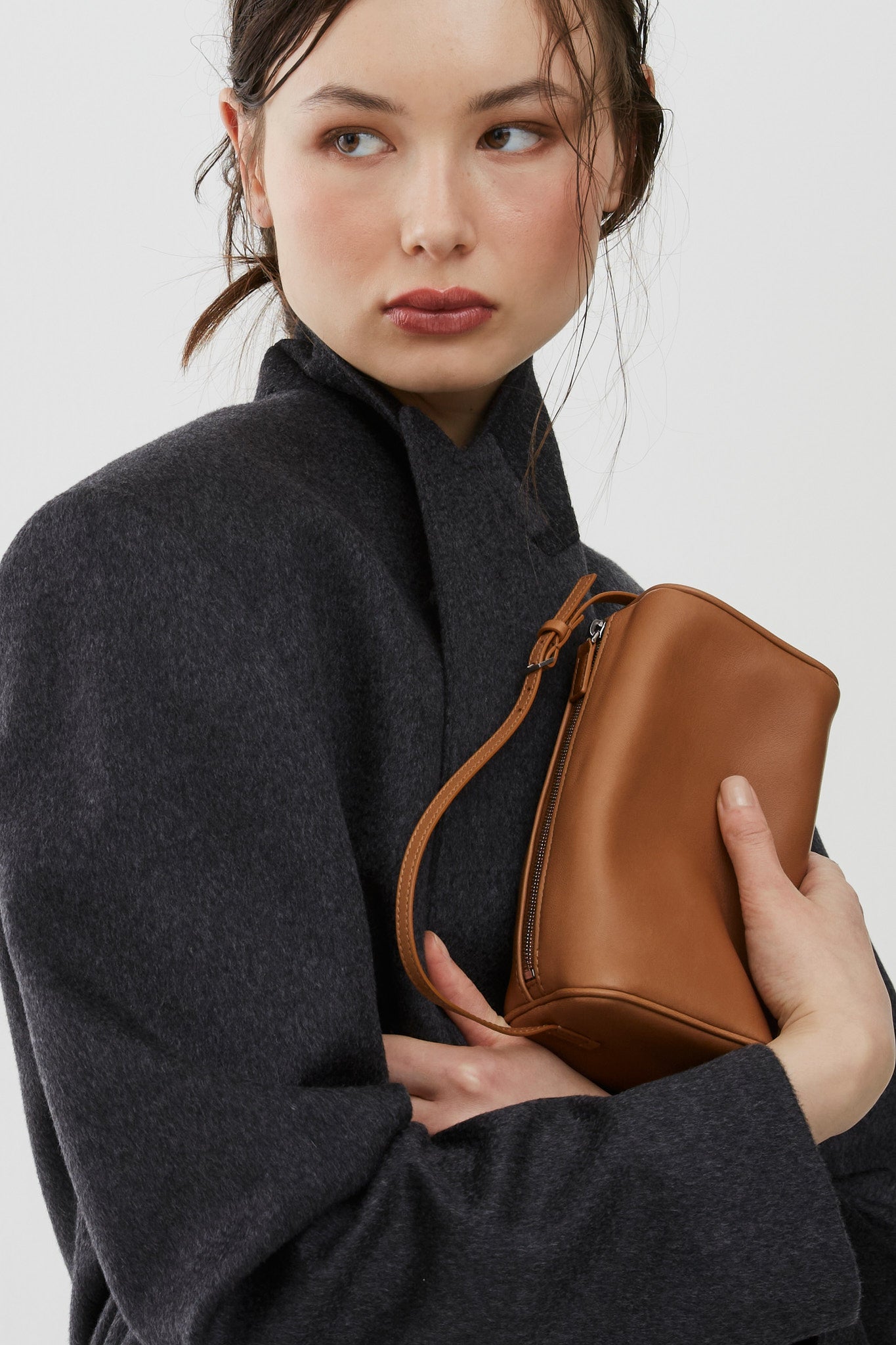 90S bag beige leather bag
