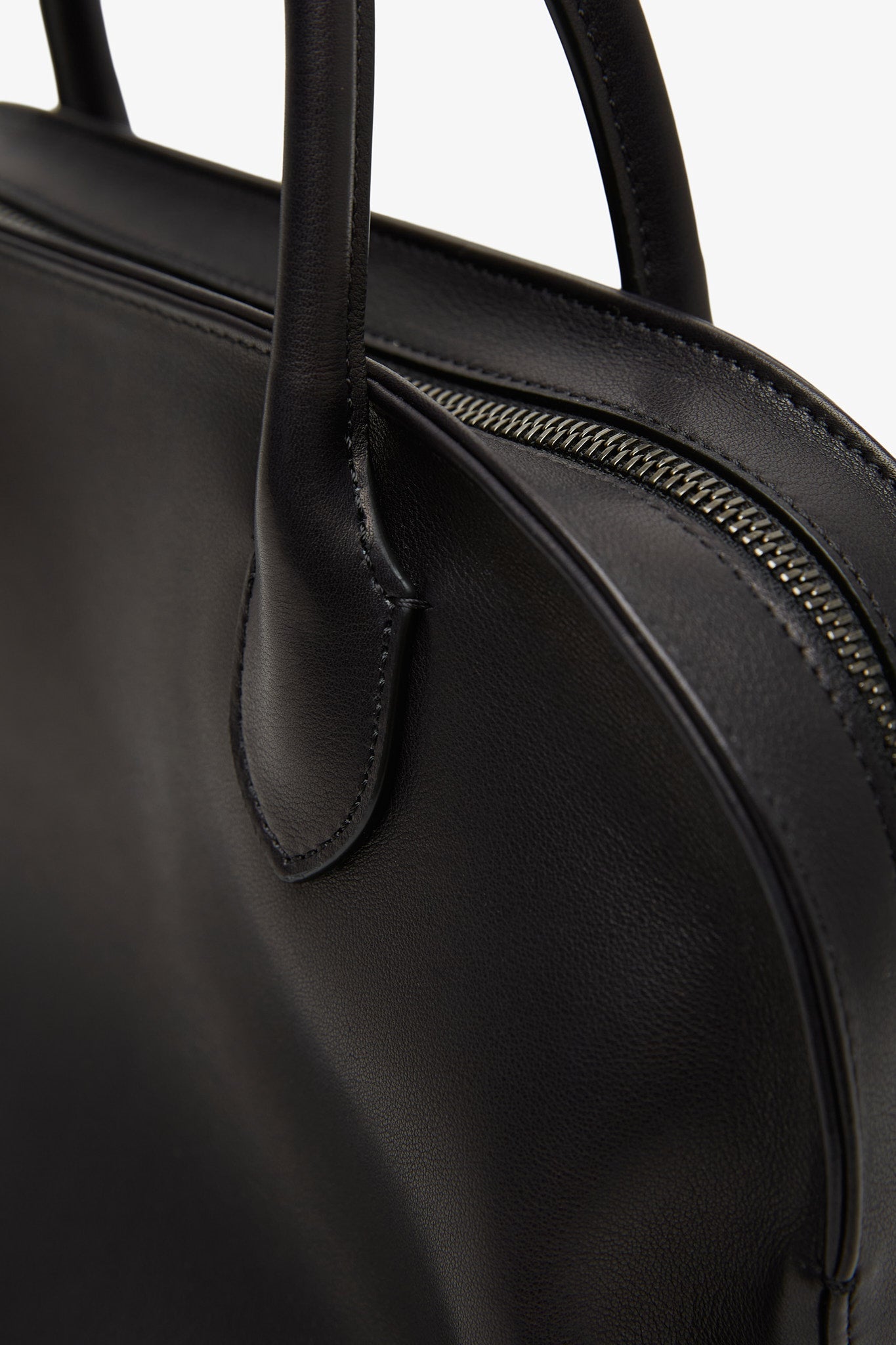 Agnes black leather bag