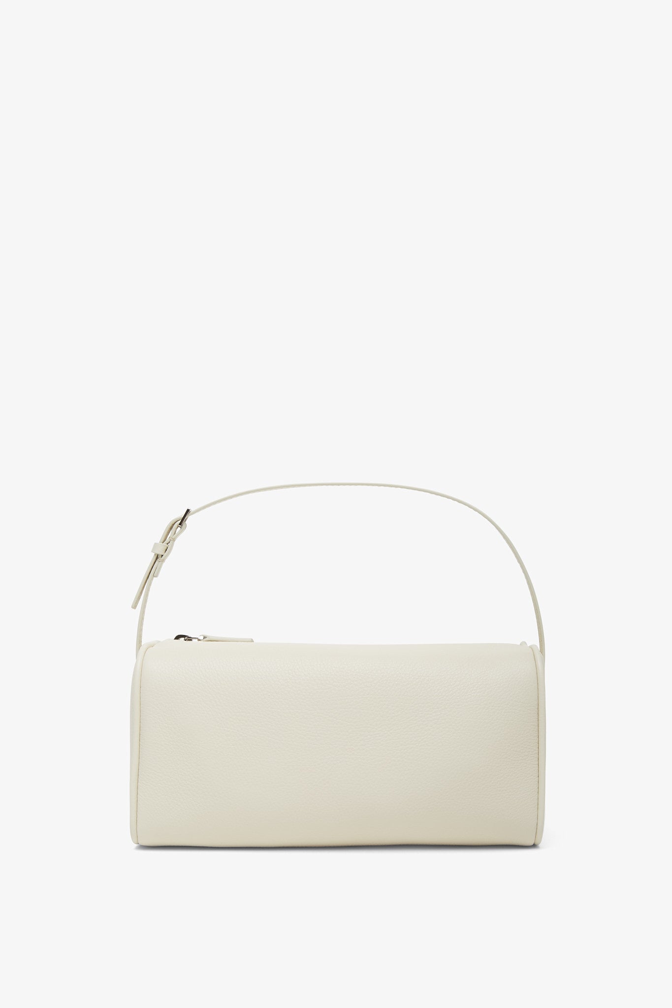 90s ivory small grain leather bag