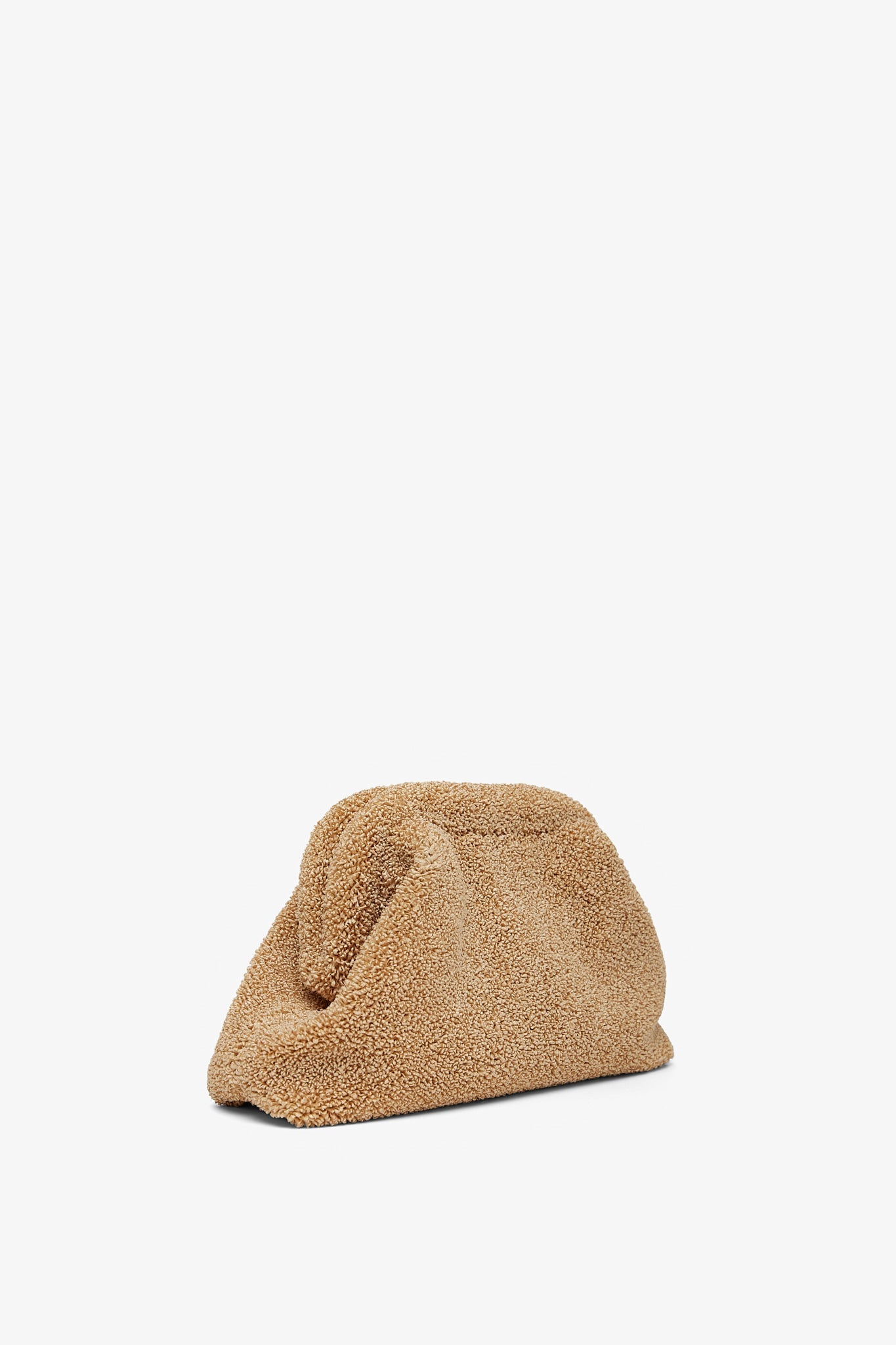 Mira natural raffia clutch