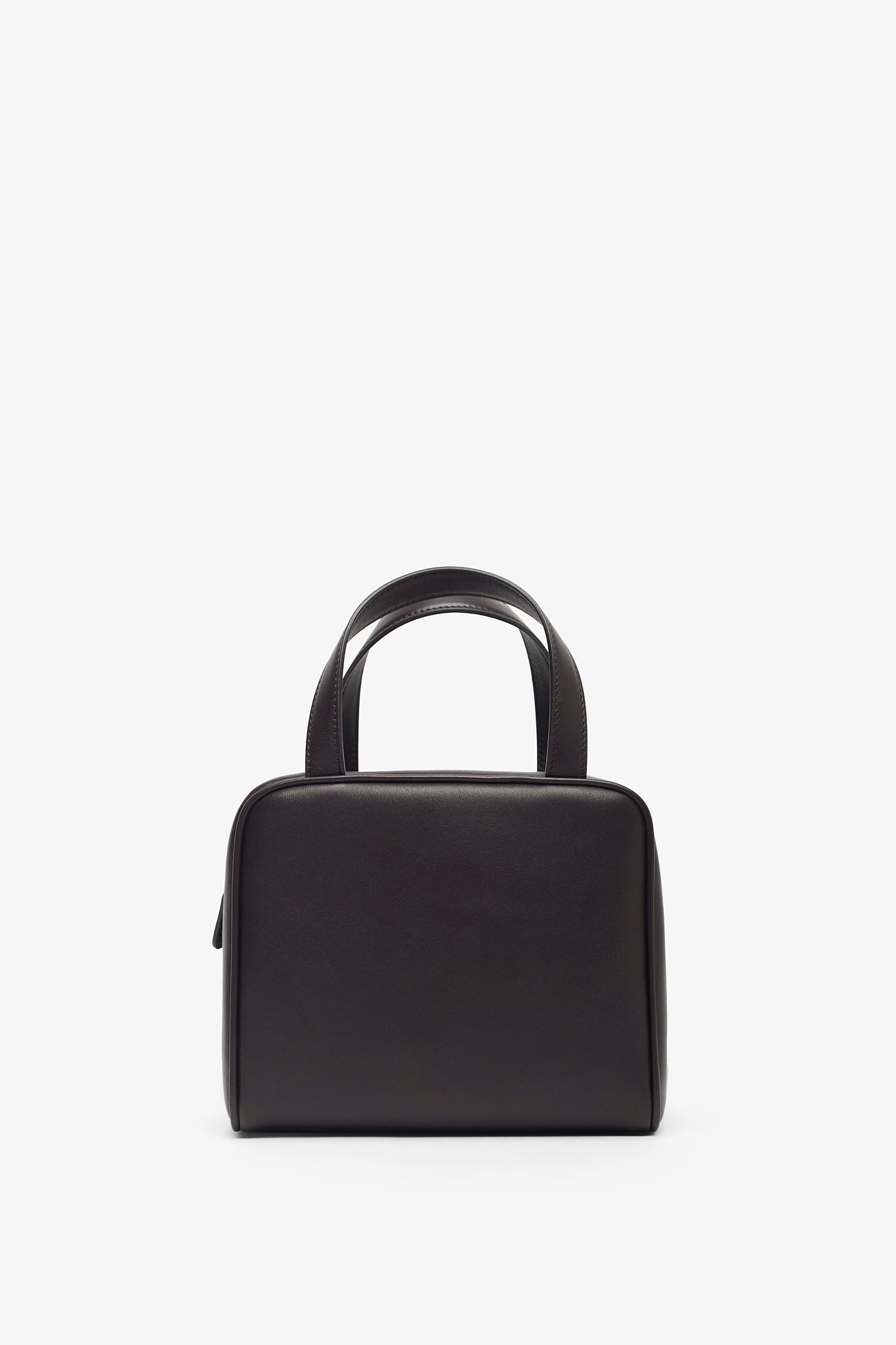 Ray dark brown nappa bag
