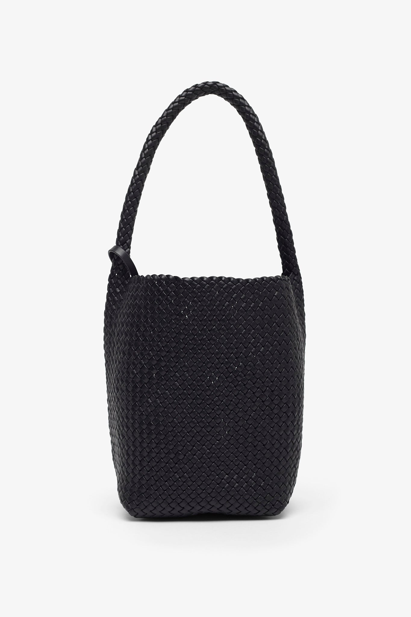 Small woven N/S tote bag