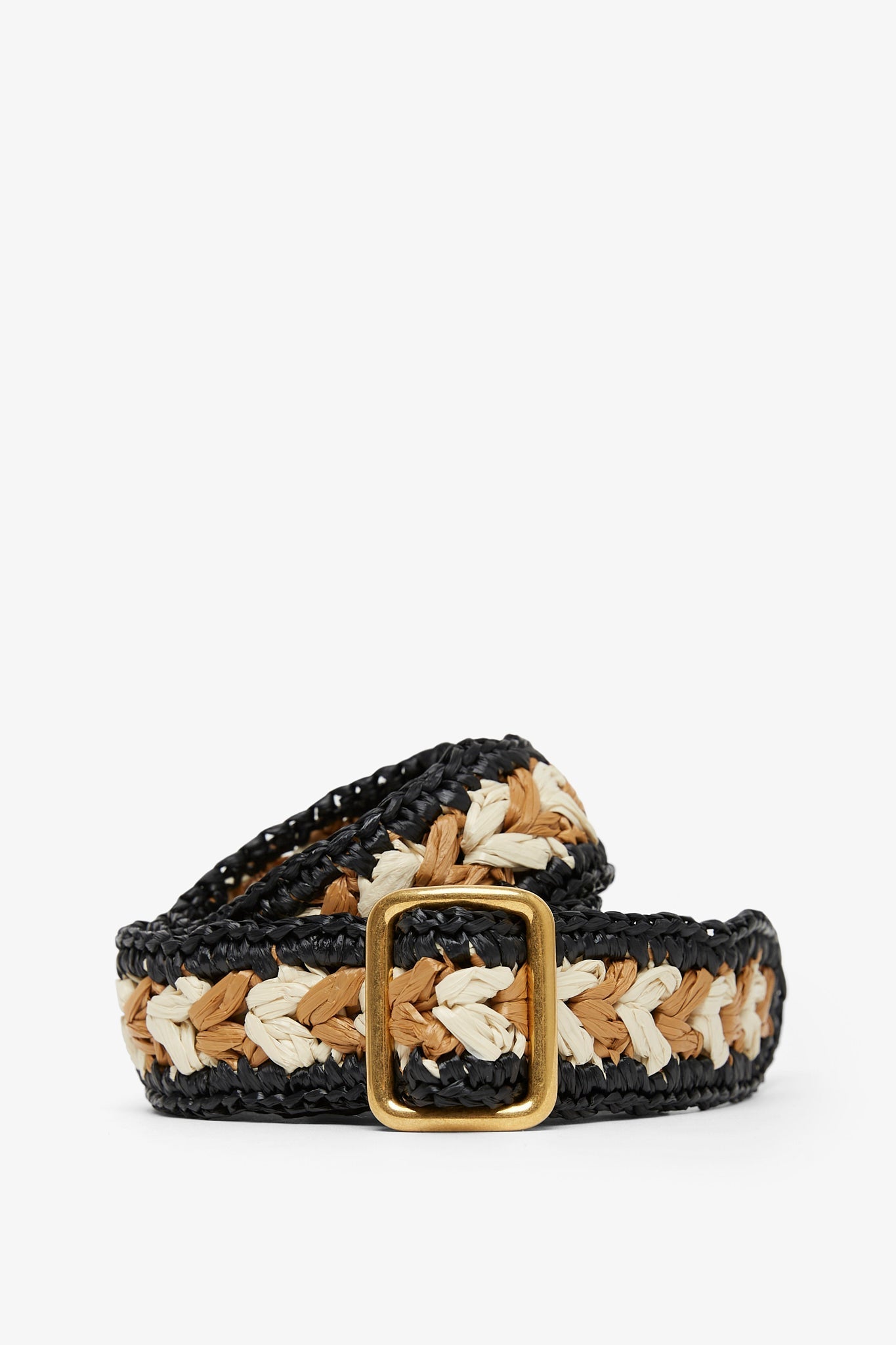 Ana woven leather belt