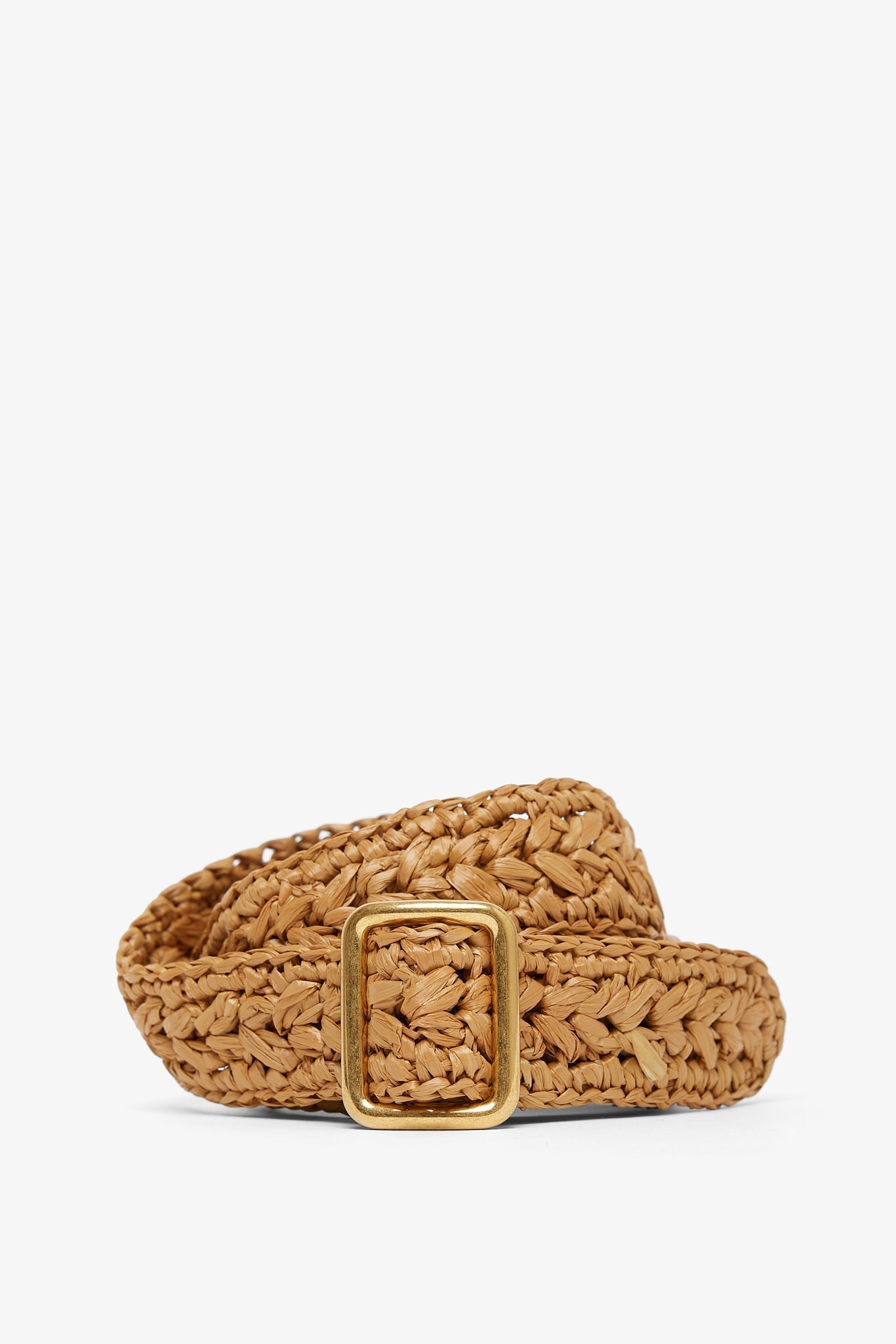 Ana woven leather belt