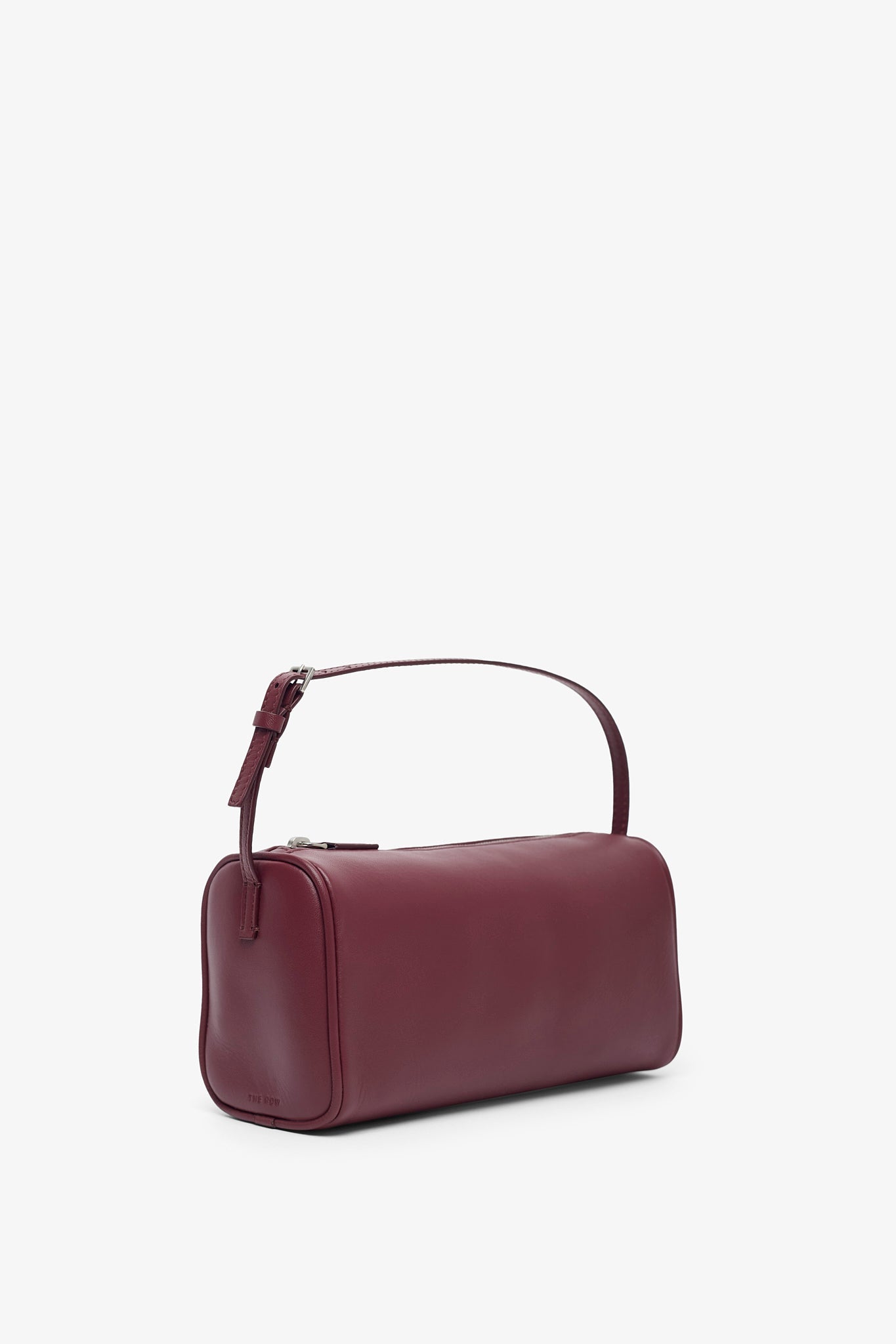 90S burgundy leather bag