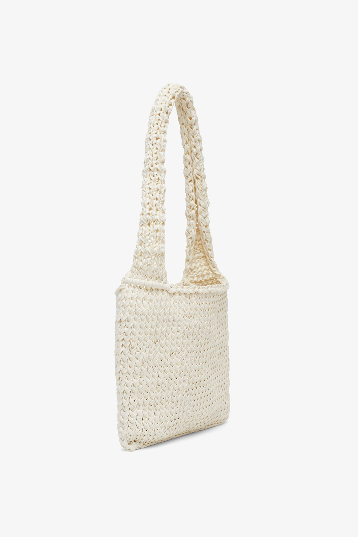 Didion ivory shoulder bag