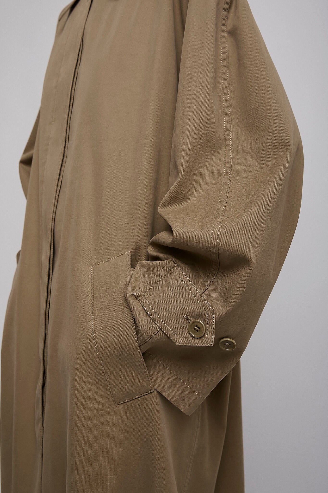Rocco taupe coat